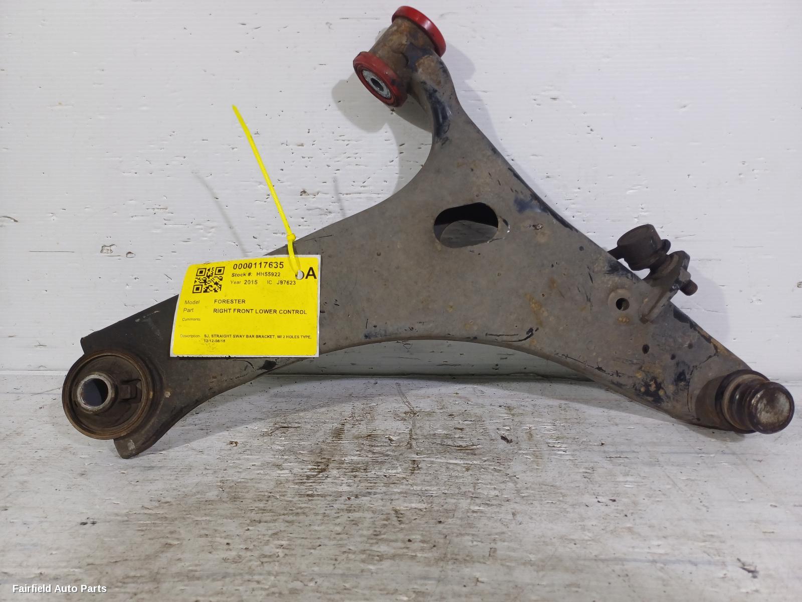 2012-2018 Subaru Forester Right Front Lower Control Arm