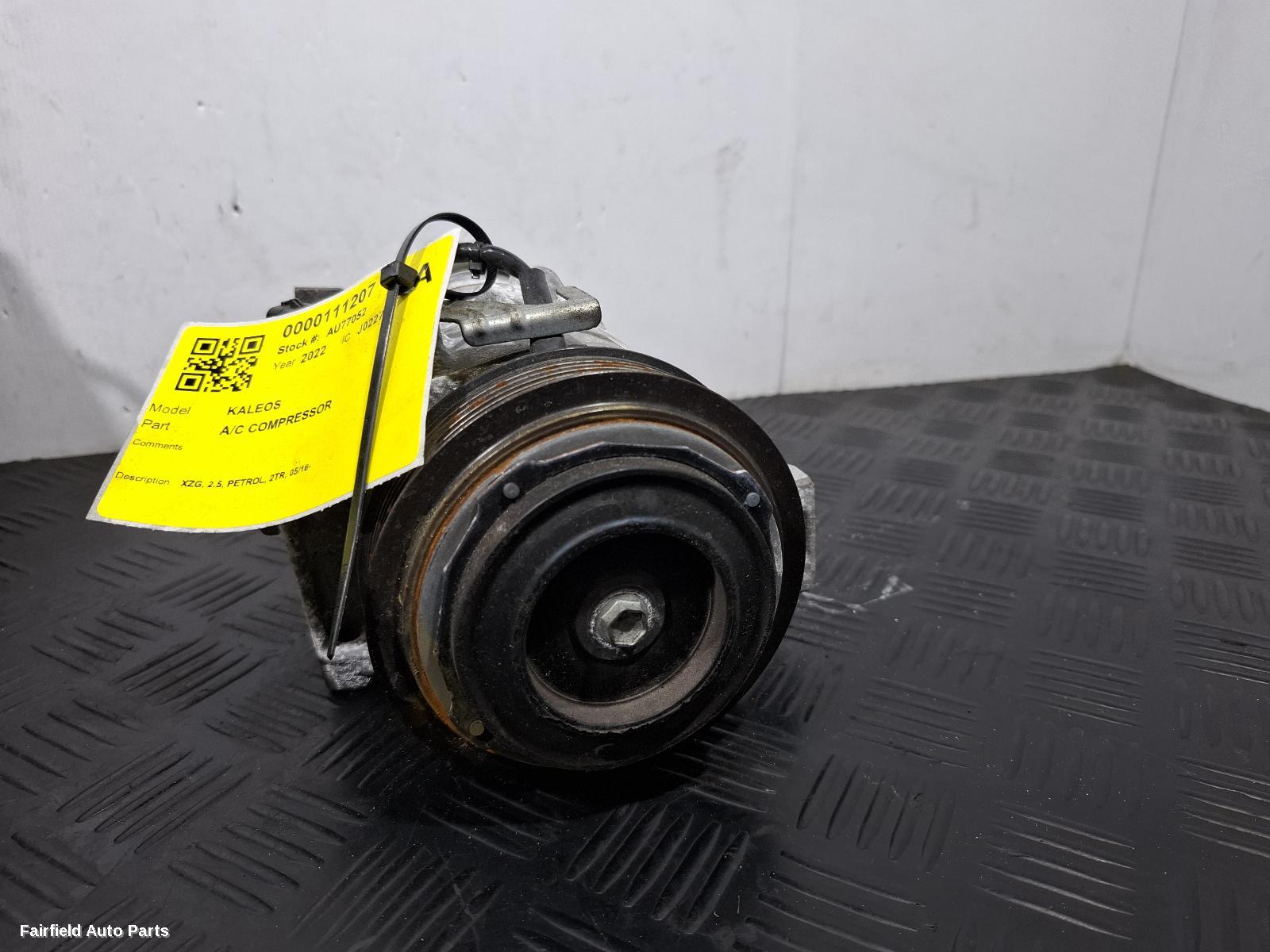 2016-2025 Renault Kaleos A C Compressor