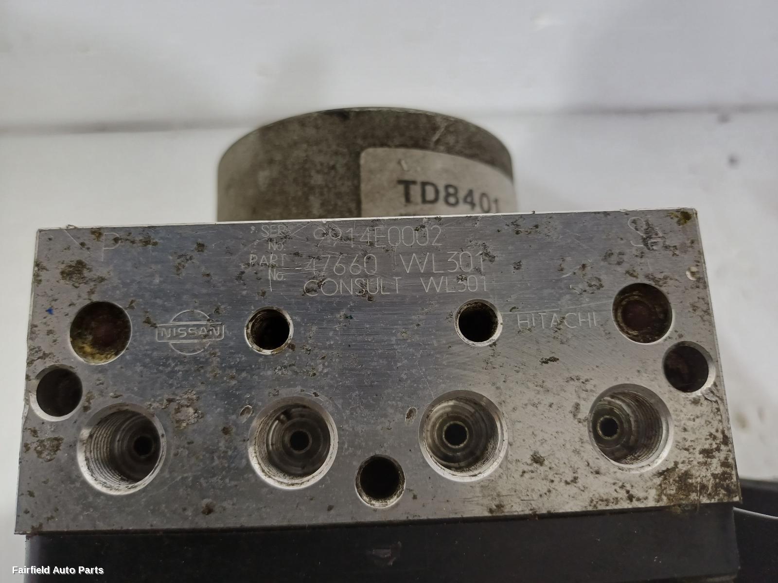 2002-2010 Nissan Elgrand Abs Pump Modulator