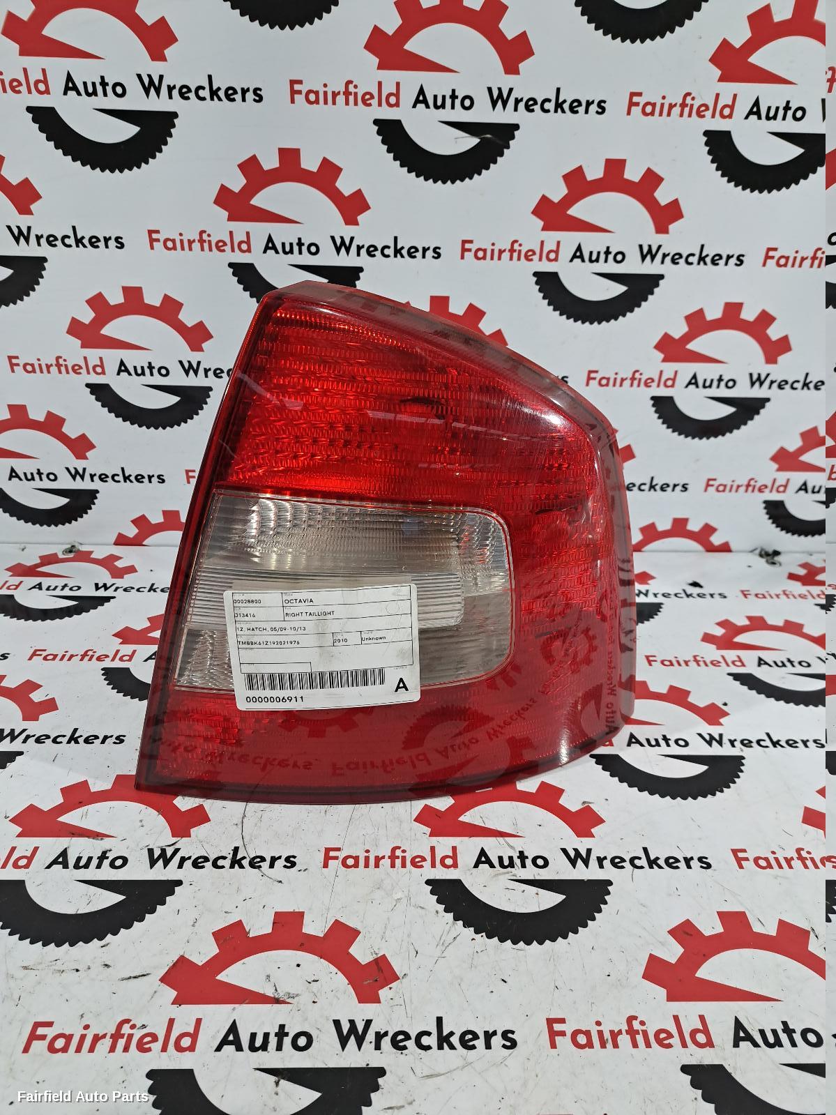 2010 Skoda Octavia Right Taillight