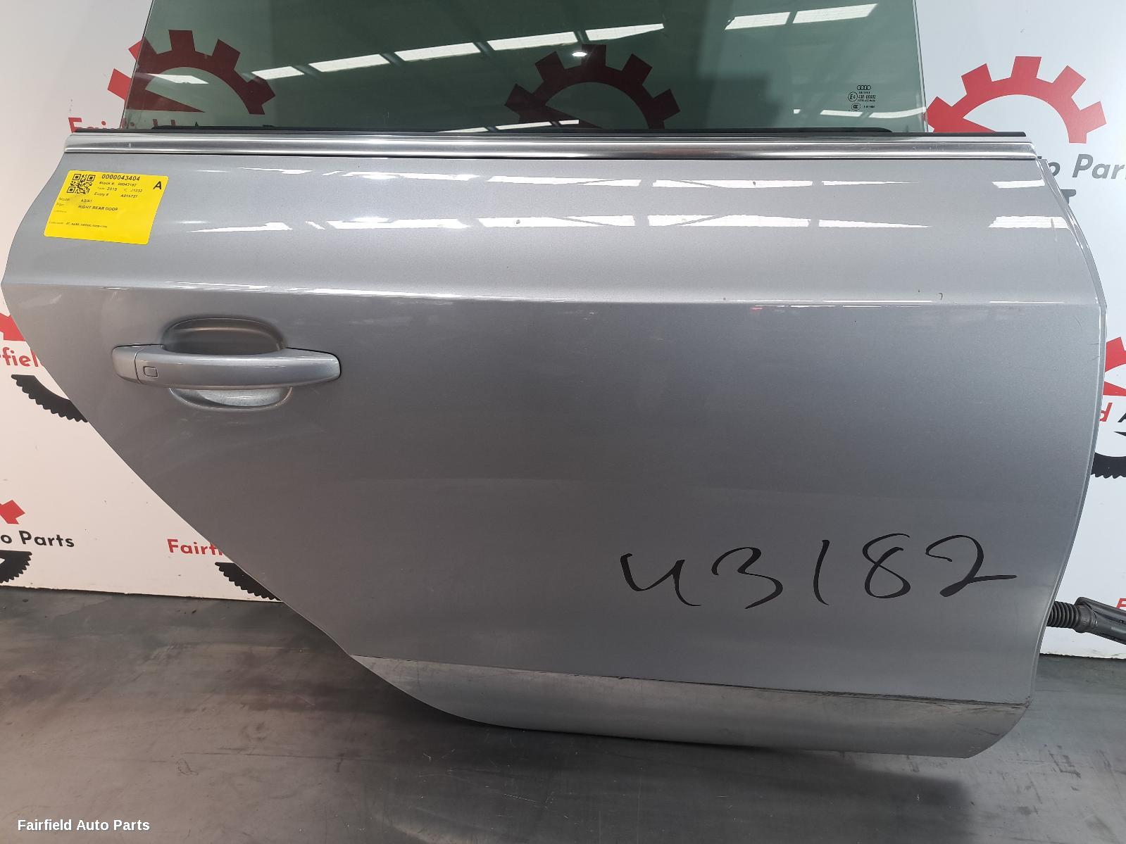 2009-2016 Audi A5 Right Rear Door Sliding