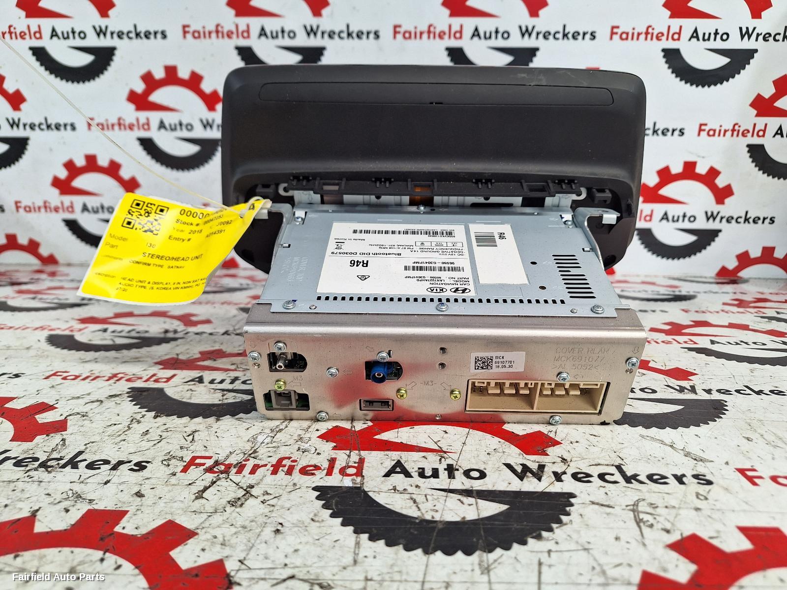 2017-2020 Hyundai I30 Radio Cd Dvd Sat Tv