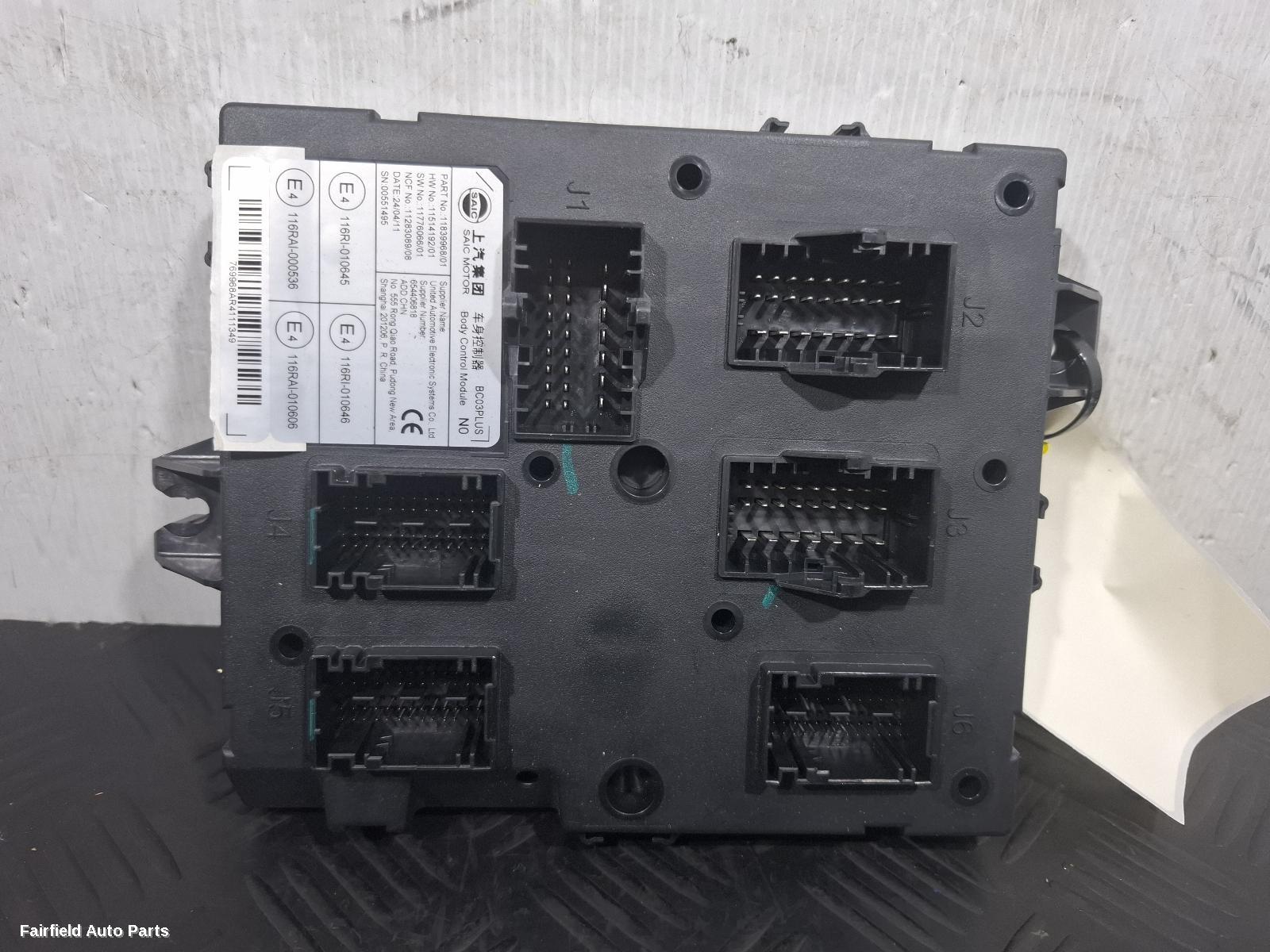 2016-2025 Mg Mg3 Ecu