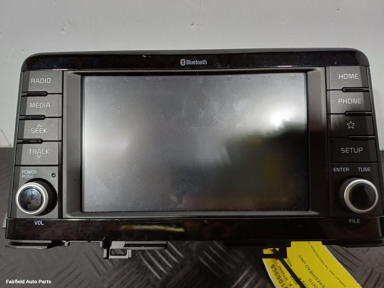 2019 Kia Picanto Radio Cd Dvd Sat Tv