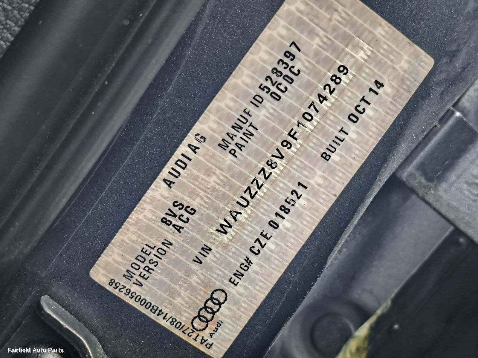 2015 Audi A3 Alternator