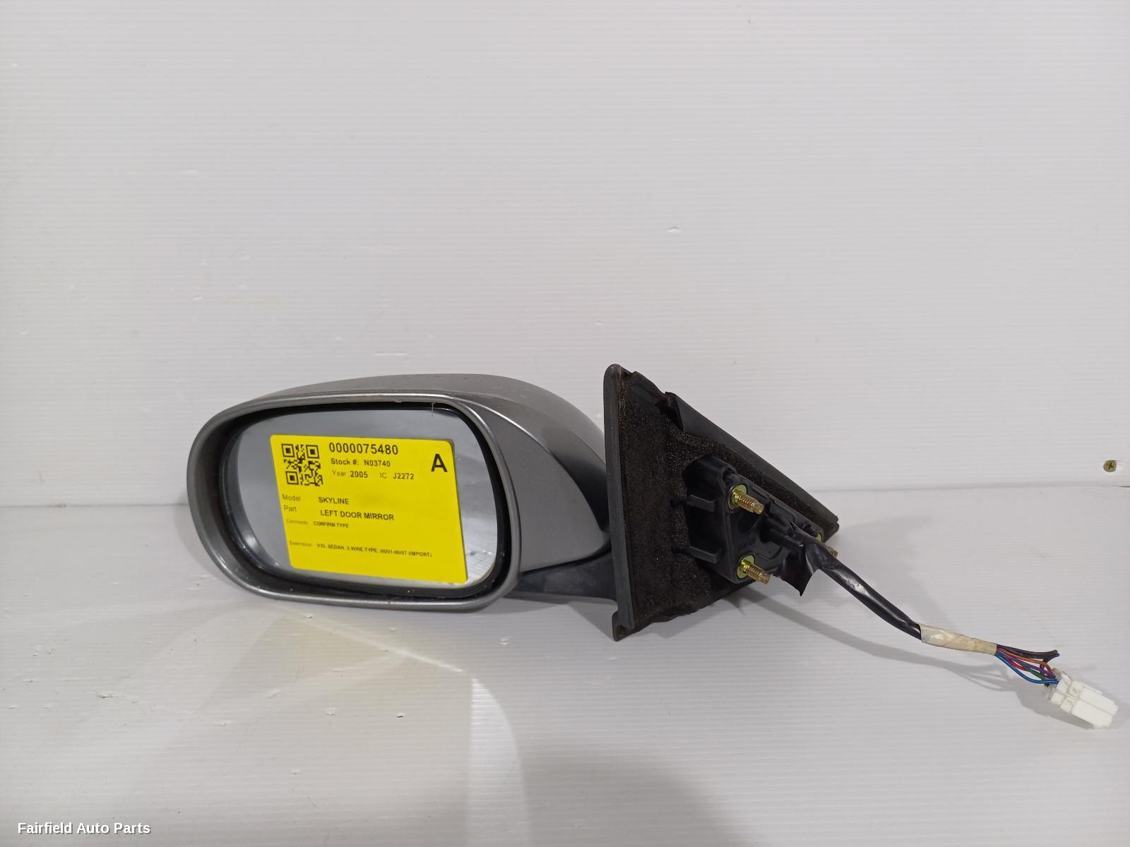 2001-2007 Nissan Skyline Left Door Mirror