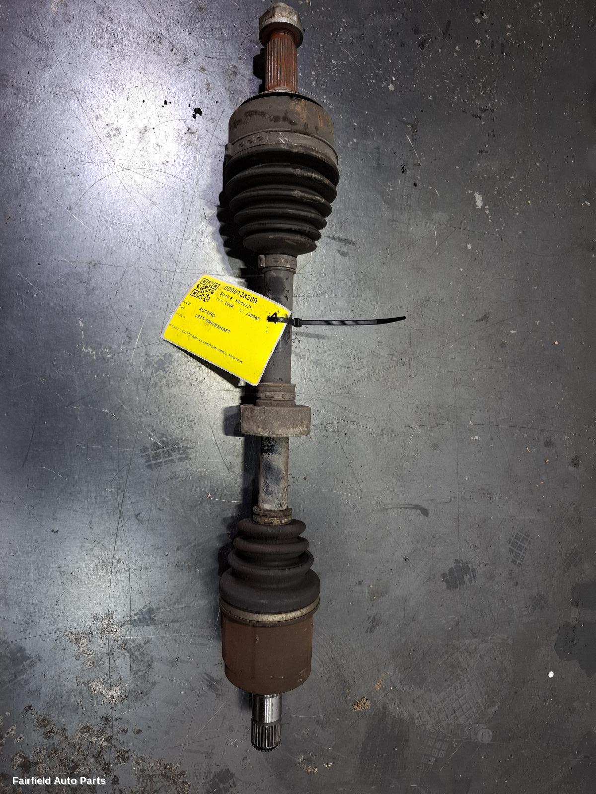 2003-2008 Honda Accord Left Driveshaft