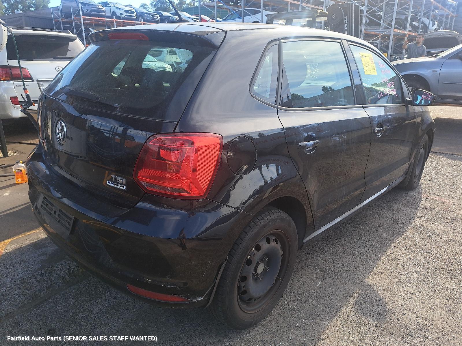 2017 Volkswagen Polo F Bar Reinforc Brack