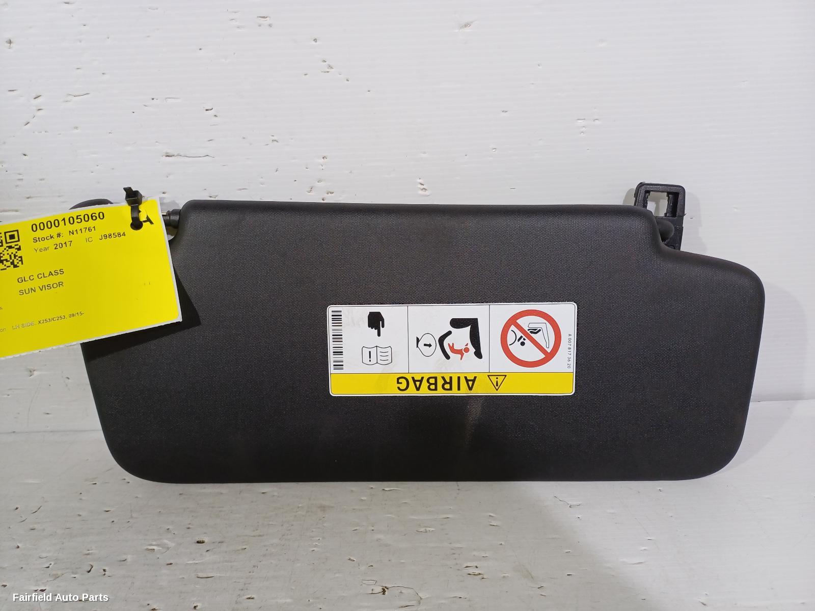 2015-2023 Mercedes Glc Class Sunvisor
