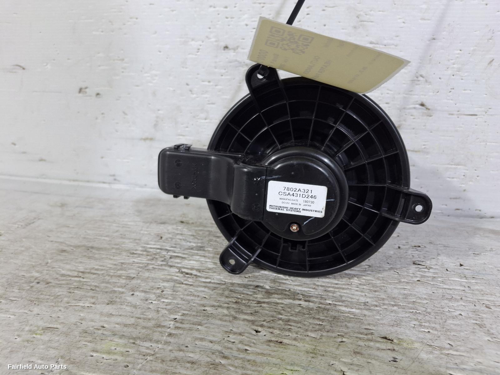2016-2021 Mitsubishi Outlander Heater Fan Motor