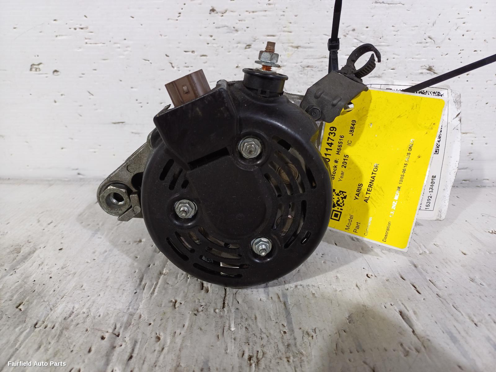 2005-2016 Toyota Yaris Alternator