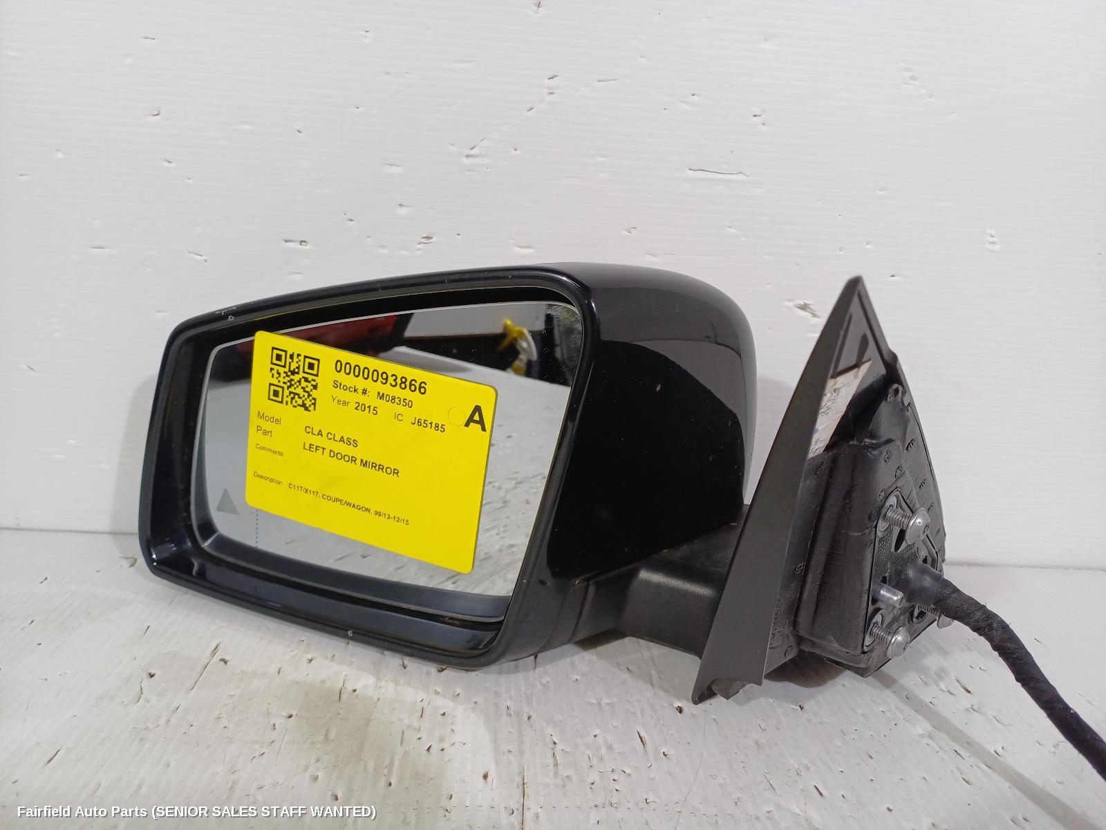 2015 Mercedes Cla Class Left Door Mirror