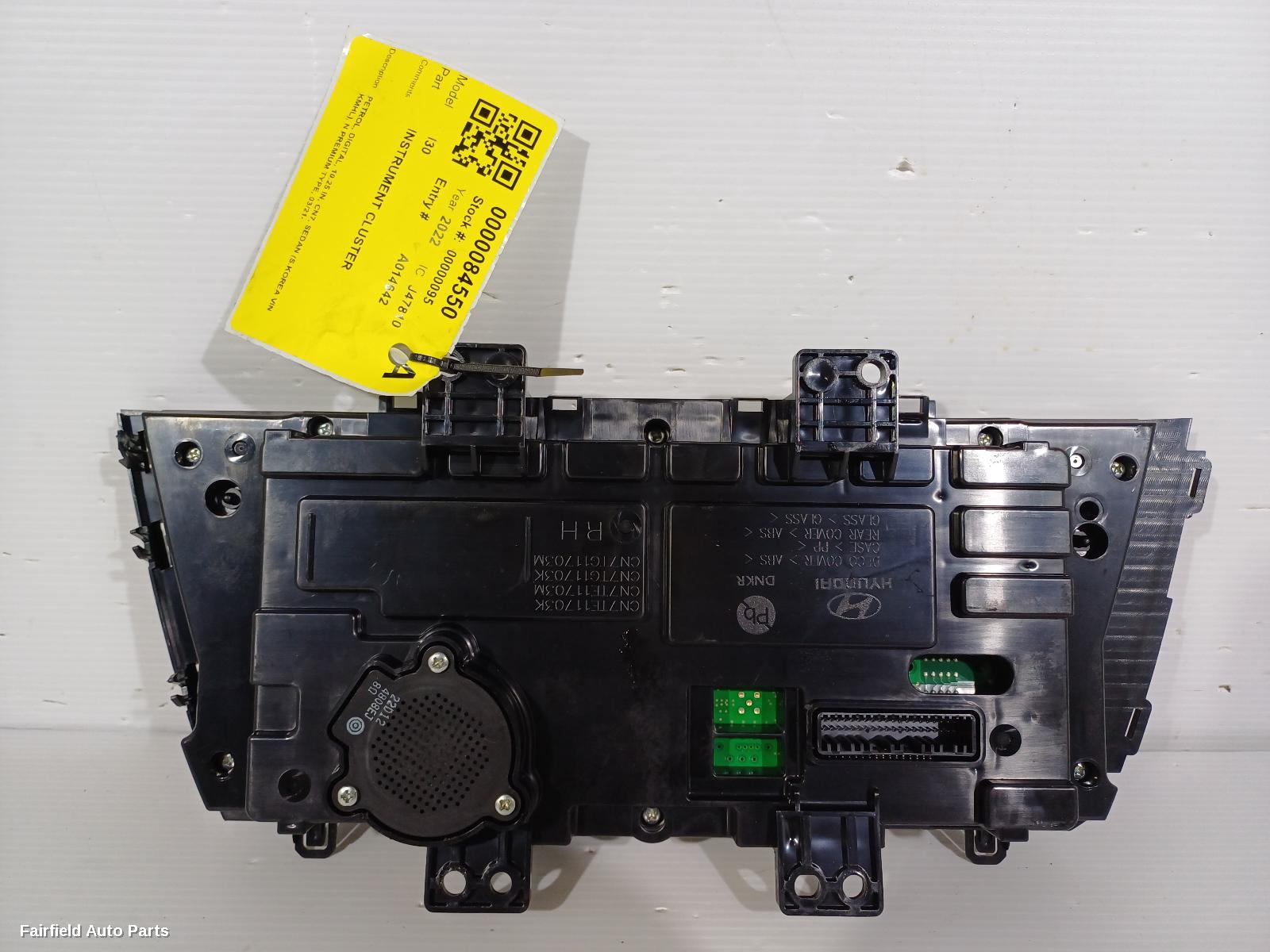 2021-2026 Hyundai I30 Instrument Cluster
