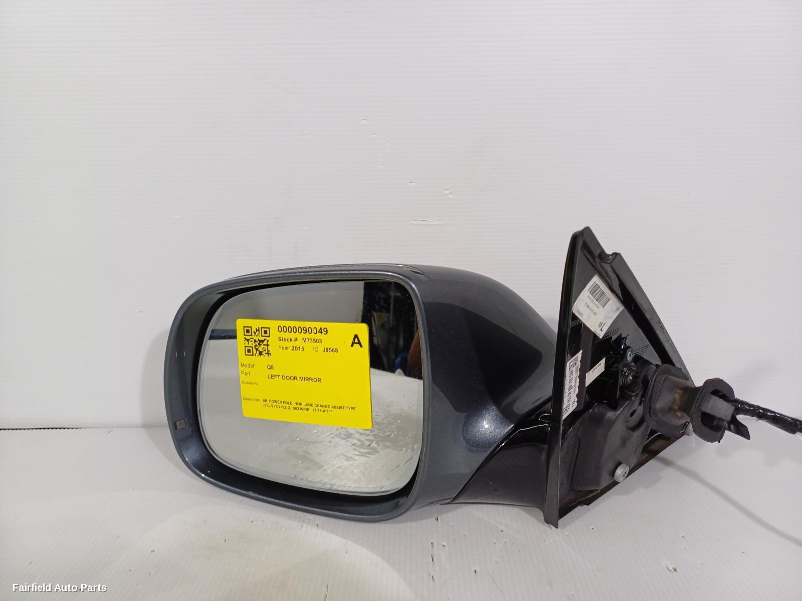2014-2017 Audi Q5 Left Door Mirror