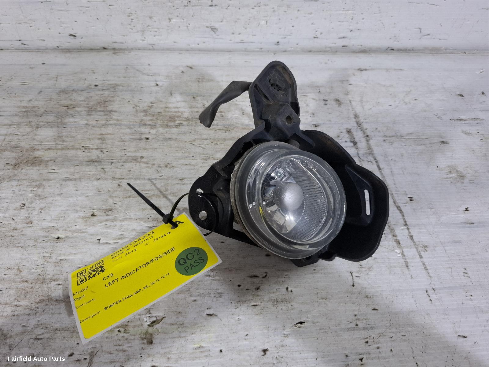 2012-2014 Mazda Cx5 Left Indicator Fog Side
