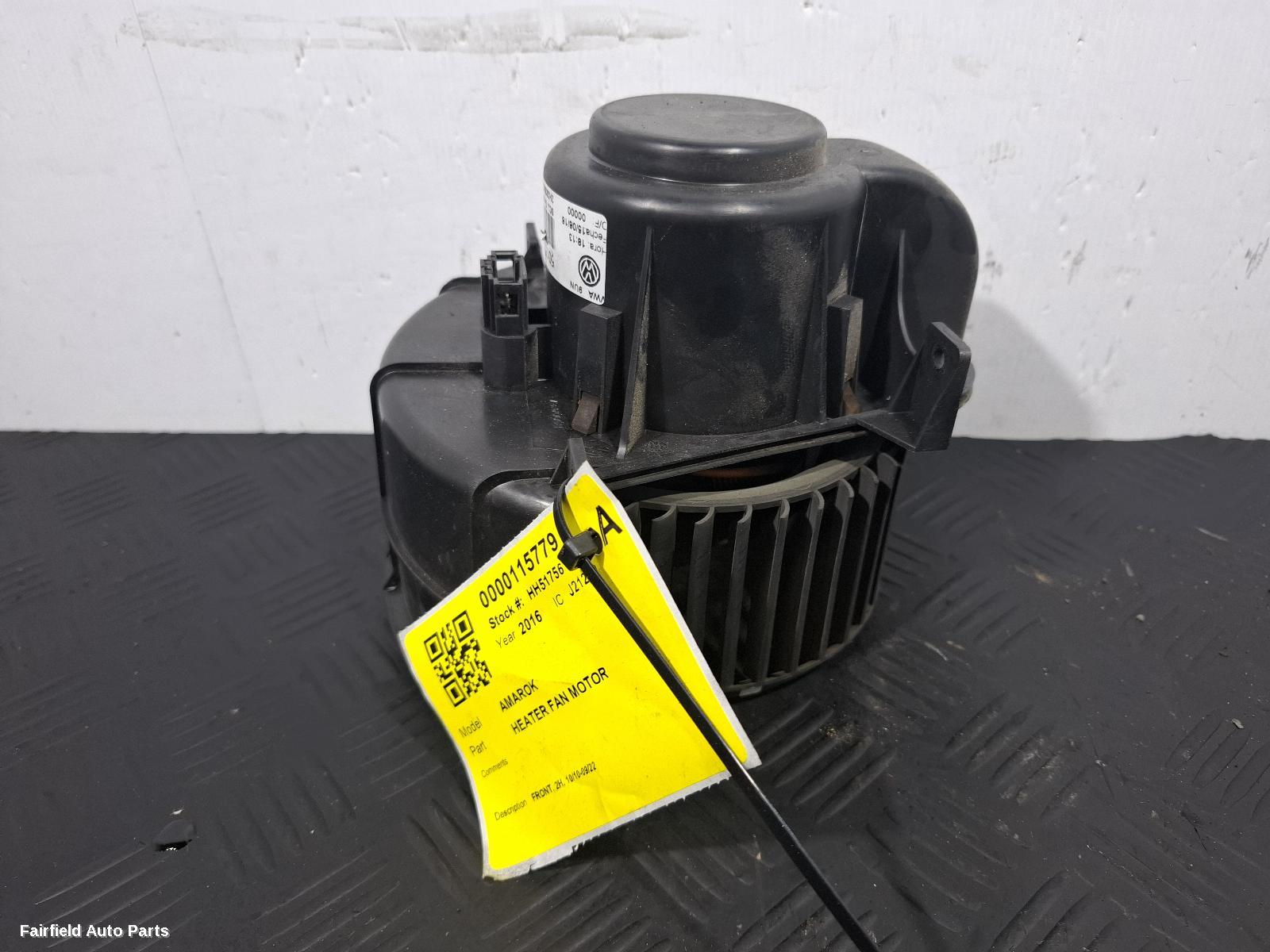 2010-2022 Volkswagen Amarok Heater Fan Motor