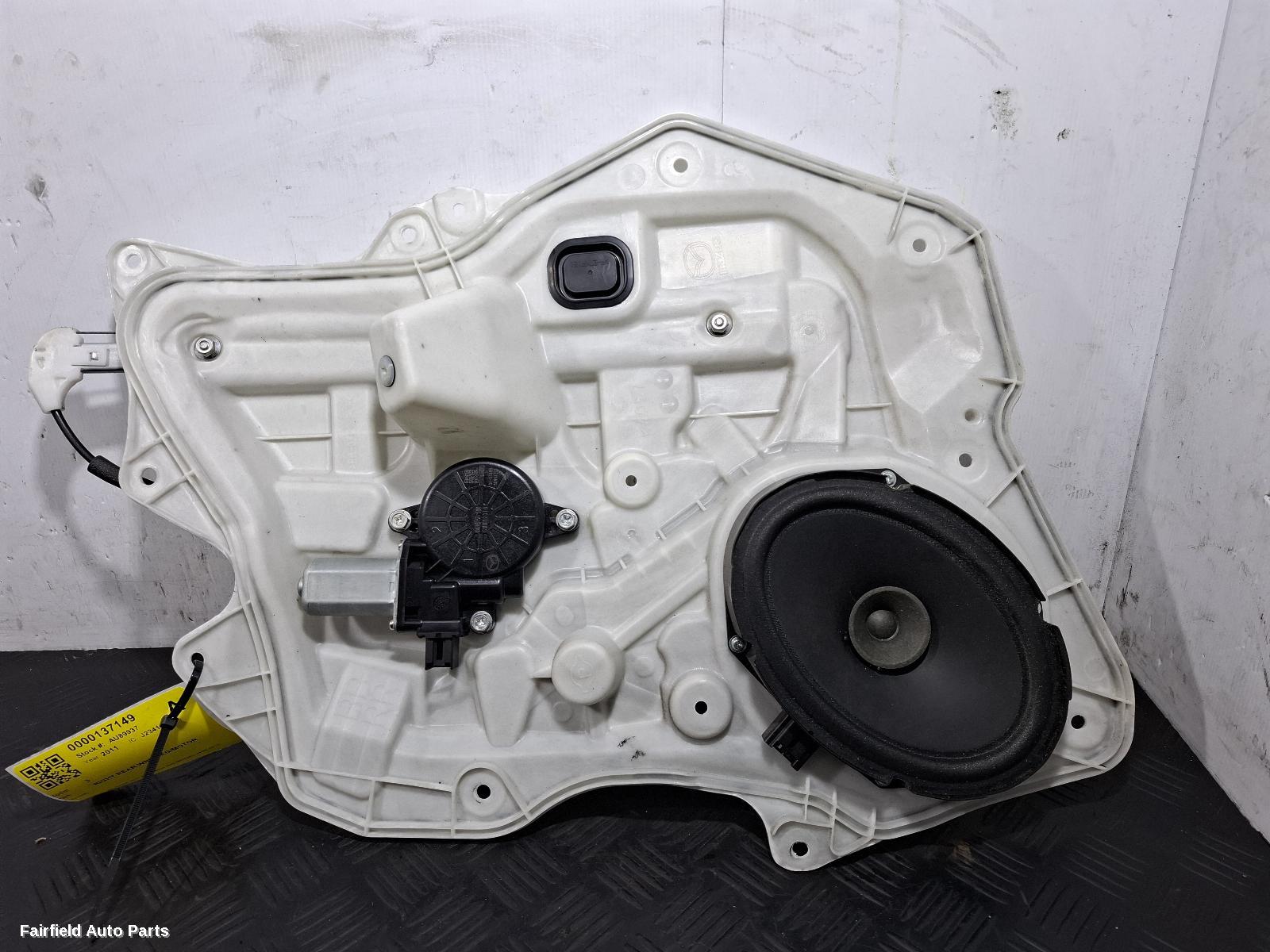 2009-2013 Mazda 3 Right Rear Wnd Reg Motor