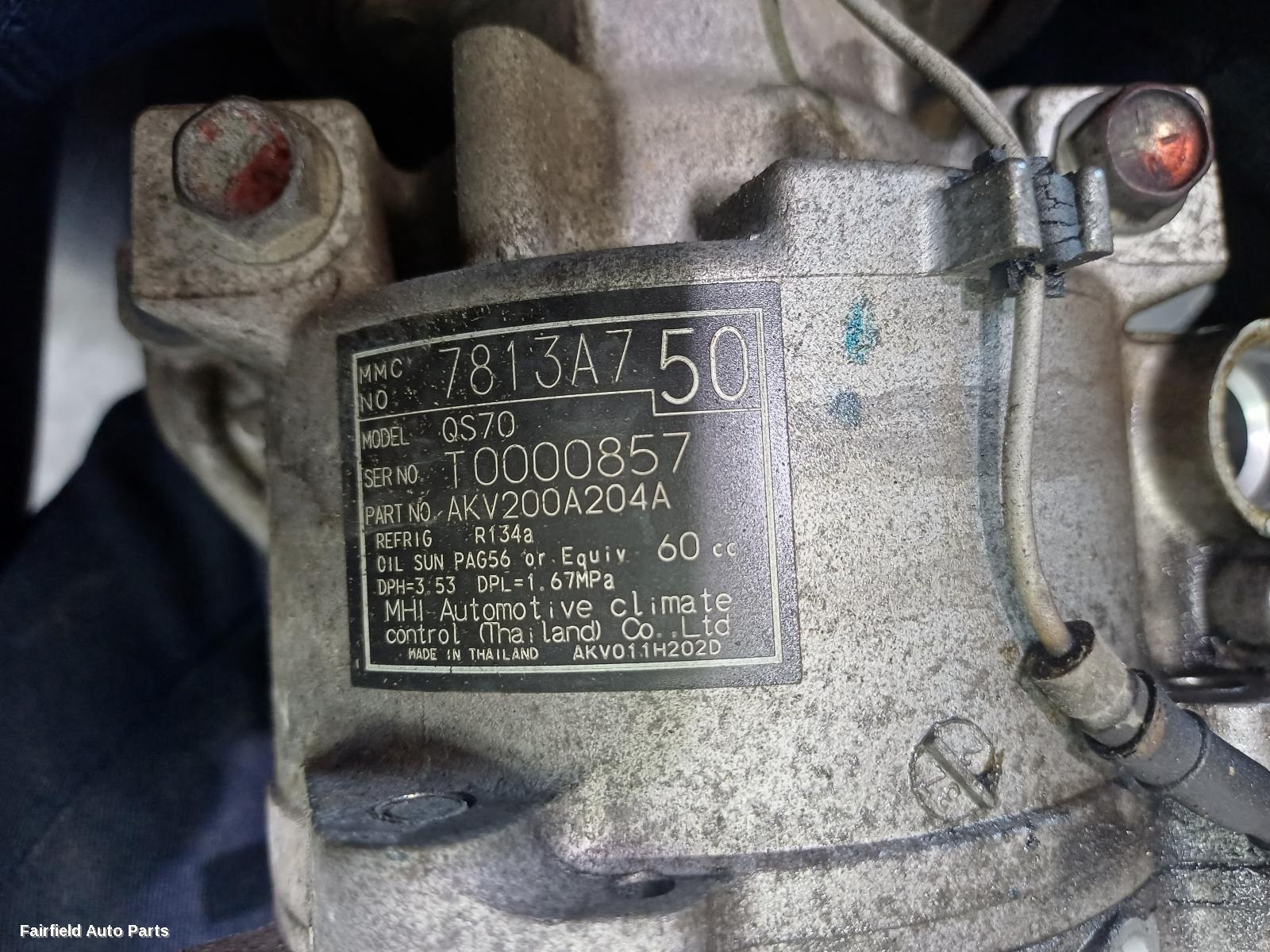2012-2024 Mitsubishi Asx A C Compressor