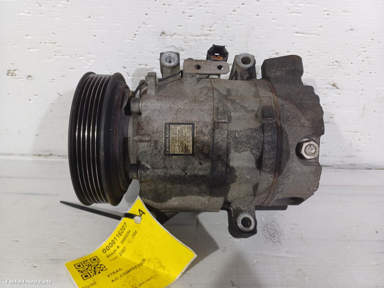 2001-2007 Nissan Xtrail A C Compressor