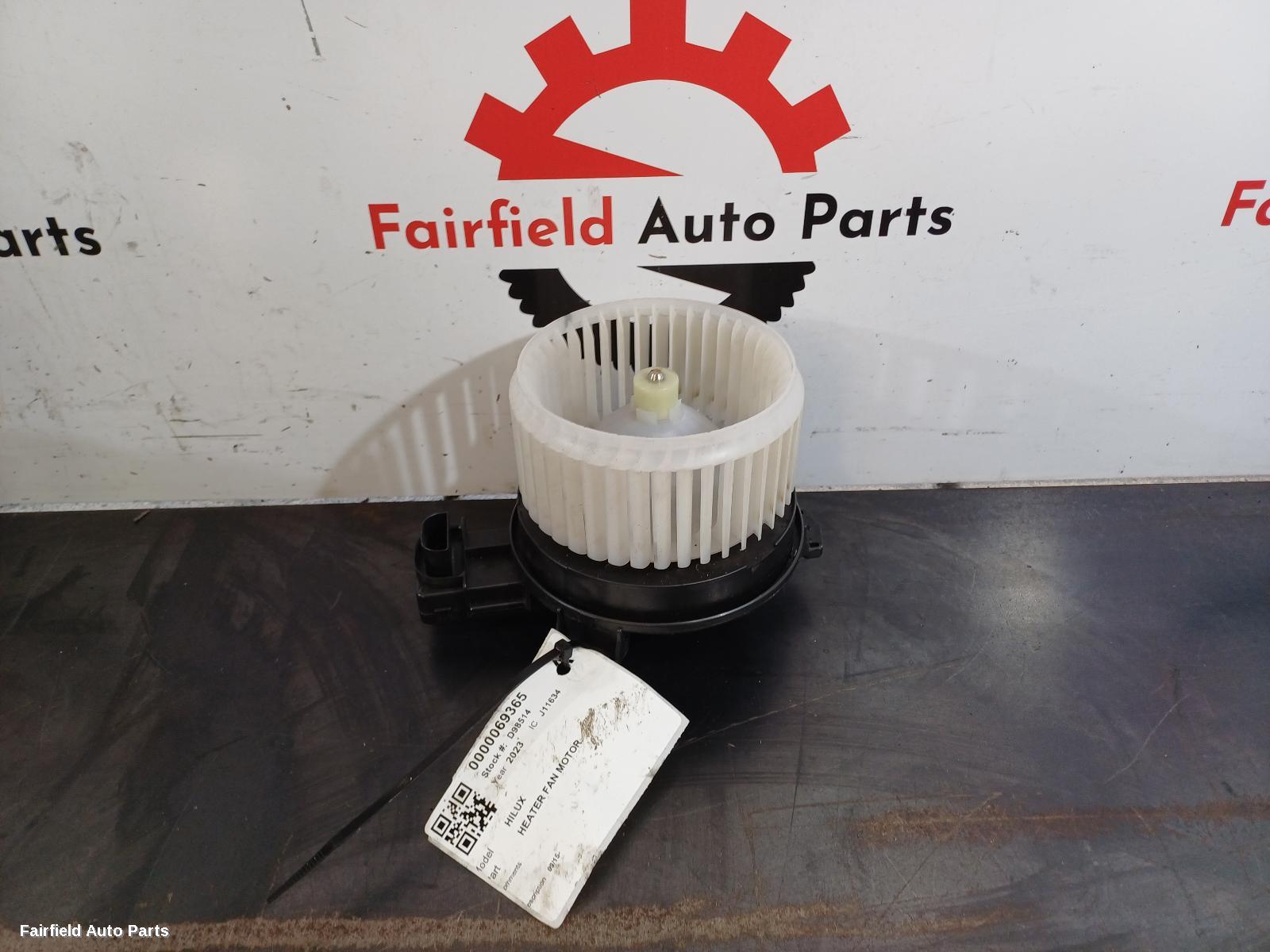 2015-2025 Toyota Hilux Heater Fan Motor