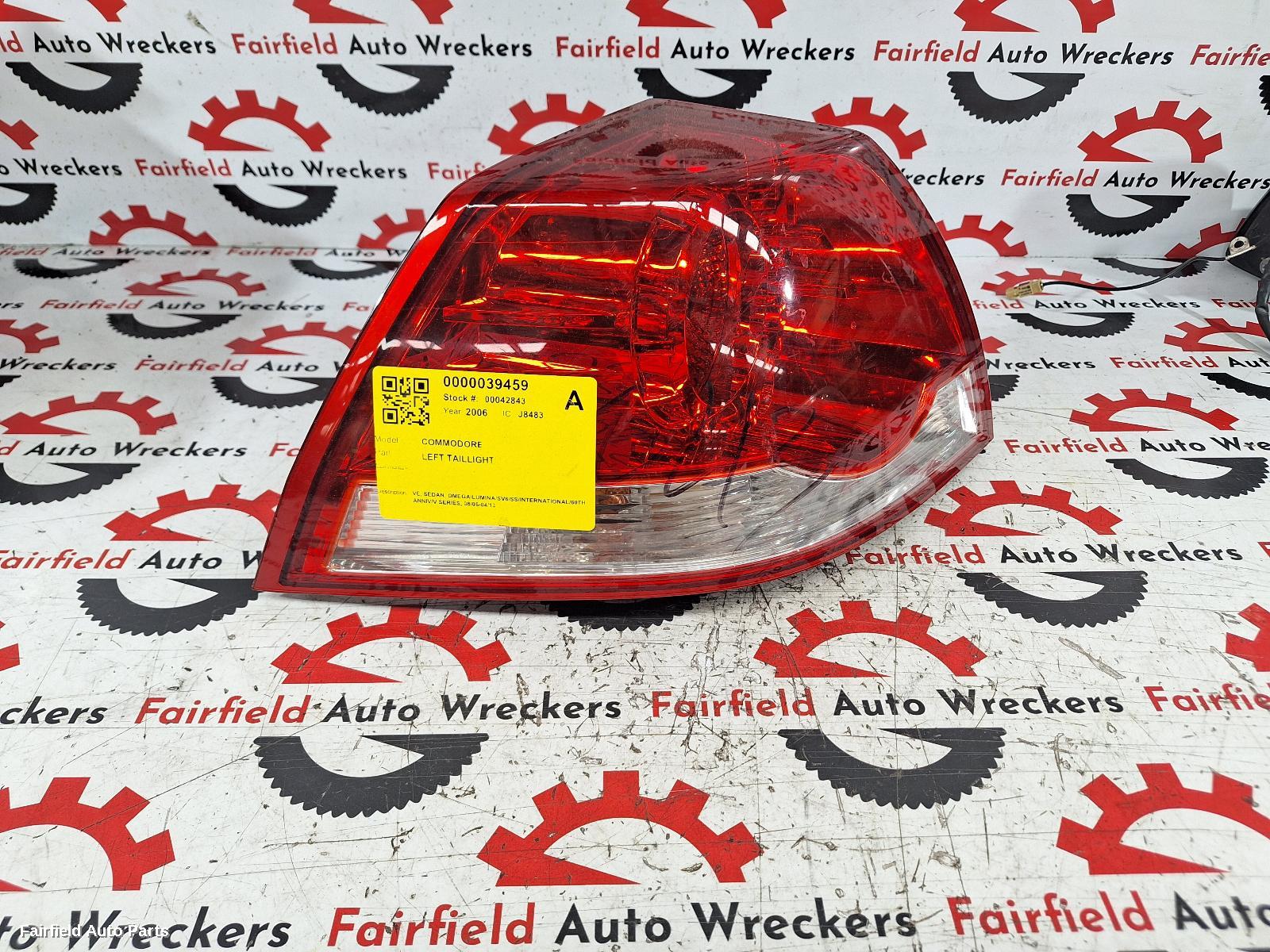 2006-2013 Holden Commodore Left Taillight