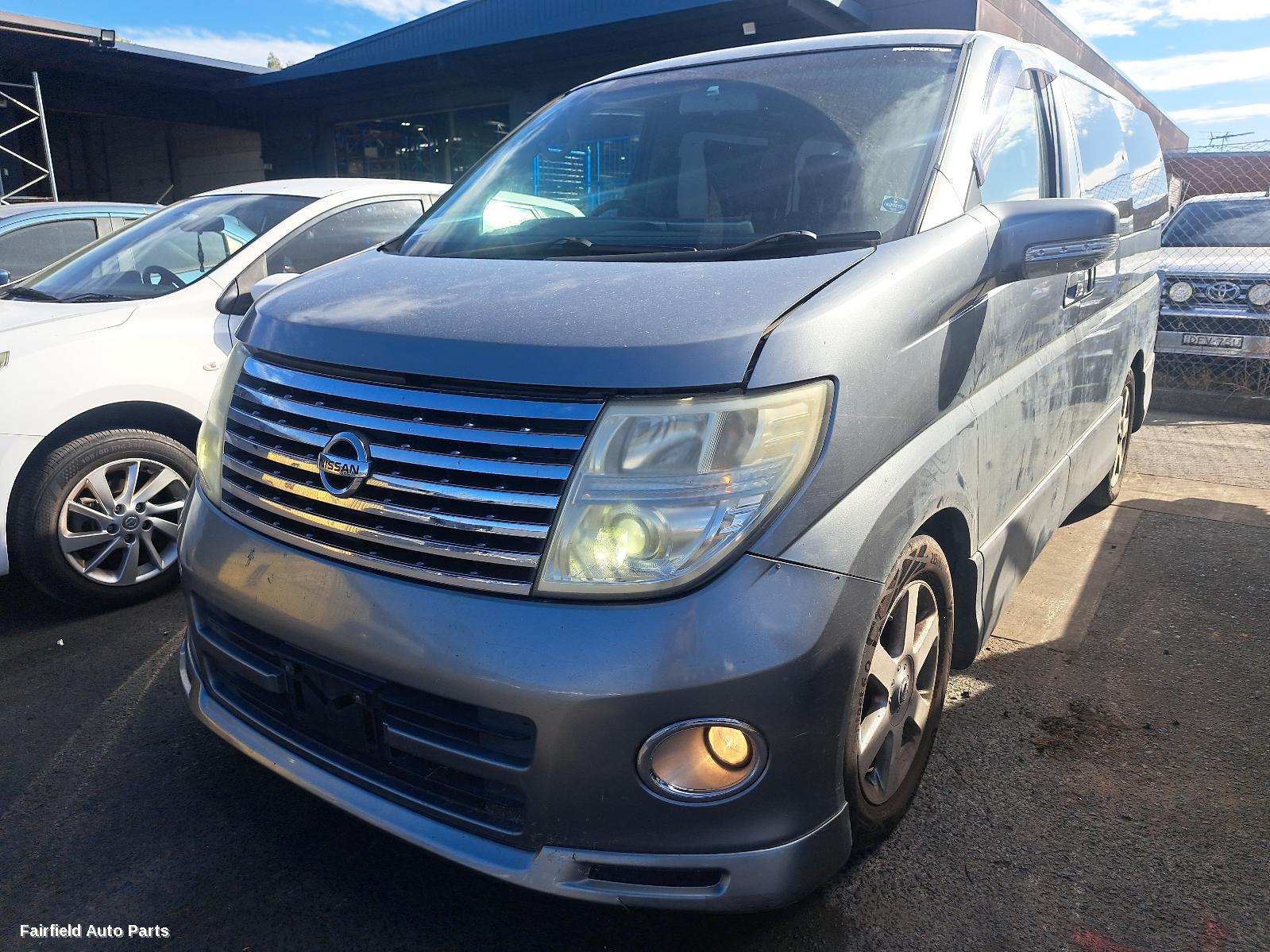 2002-2010 Nissan Elgrand Left Front Door