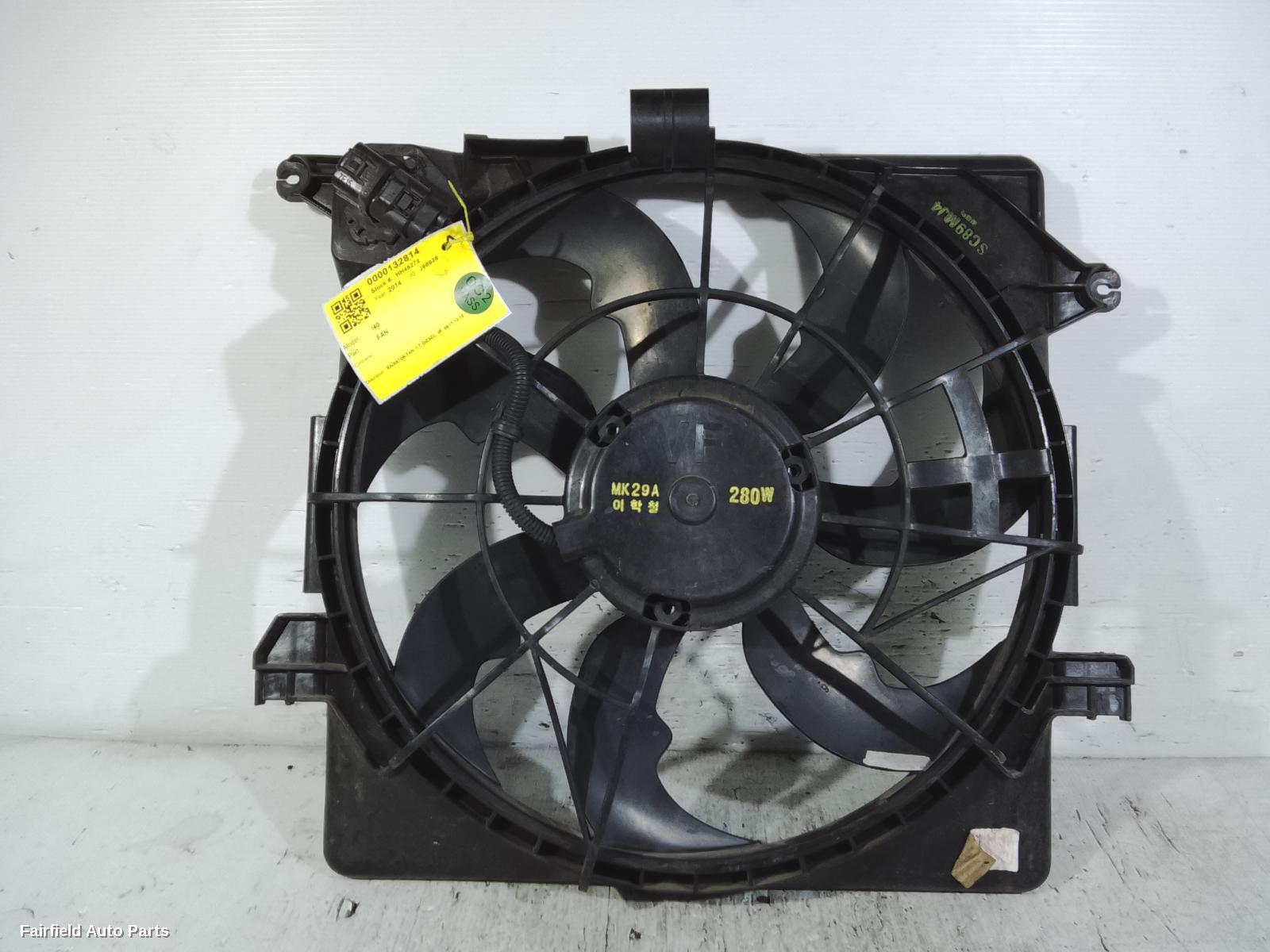 2011-2019 Hyundai I40 Fan