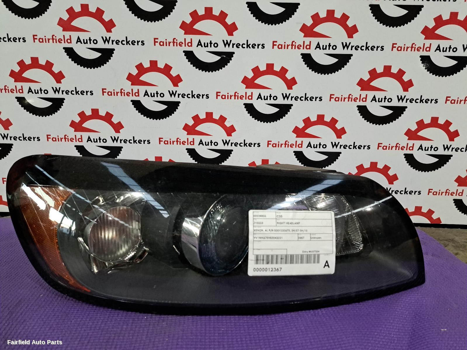 2007-2010 Volvo C30 Right Headlamp