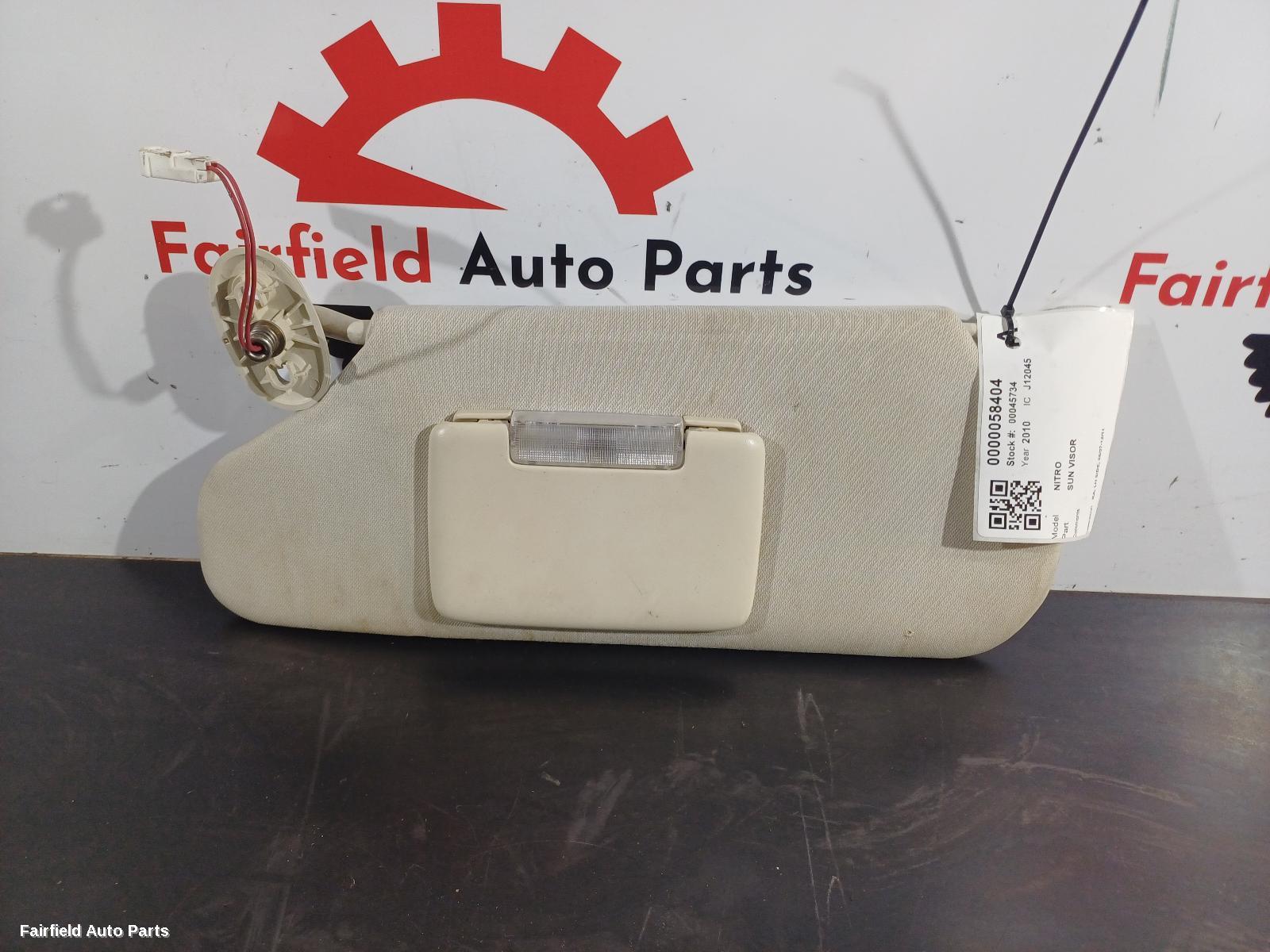 2007-2011 Dodge Nitro Sunvisor