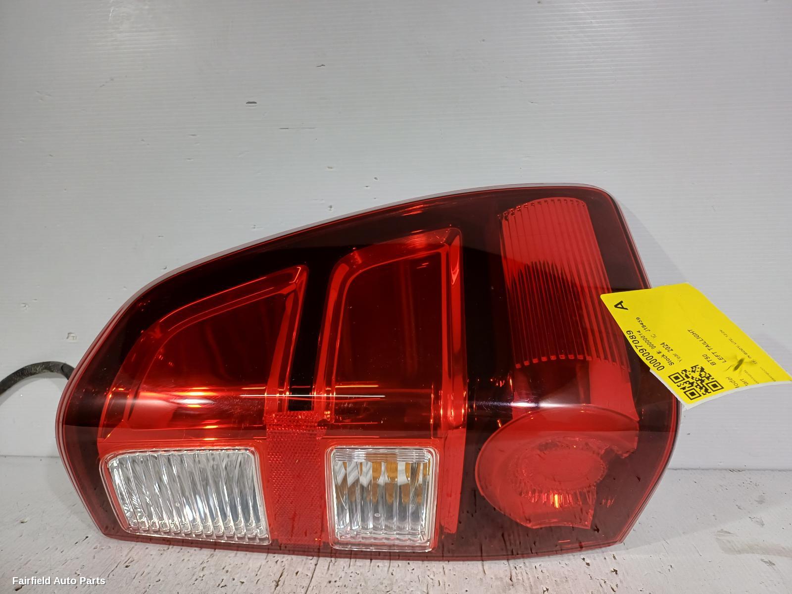 2024 Mazda Bt50 Left Taillight