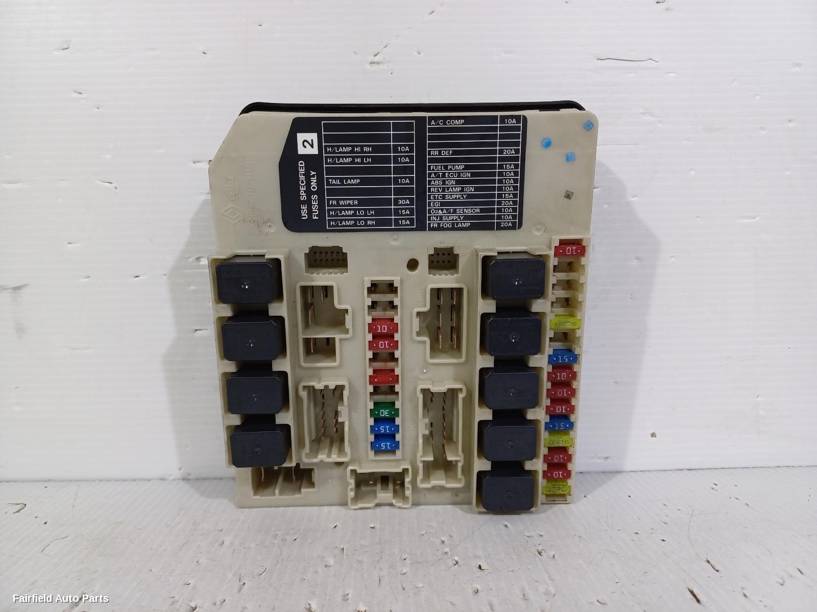 2007-2010 Nissan Micra Fuse Box