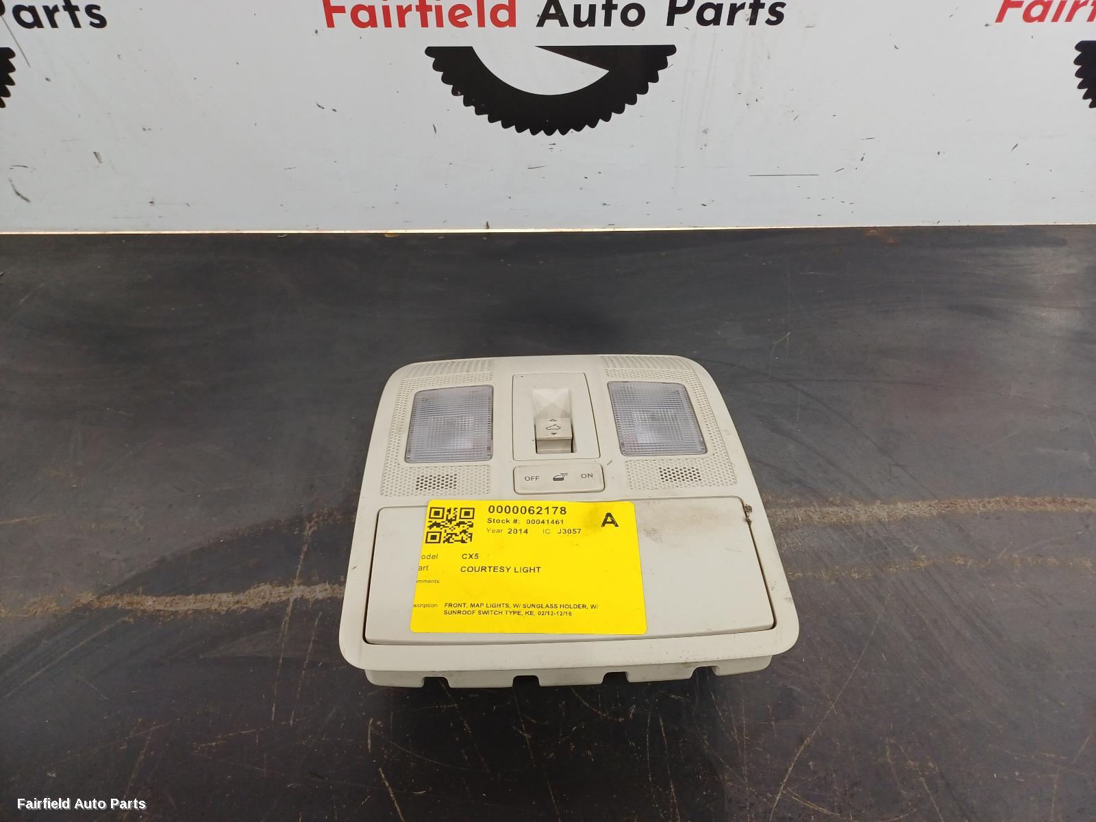 2012-2016 Mazda Cx5 Courtesy Light