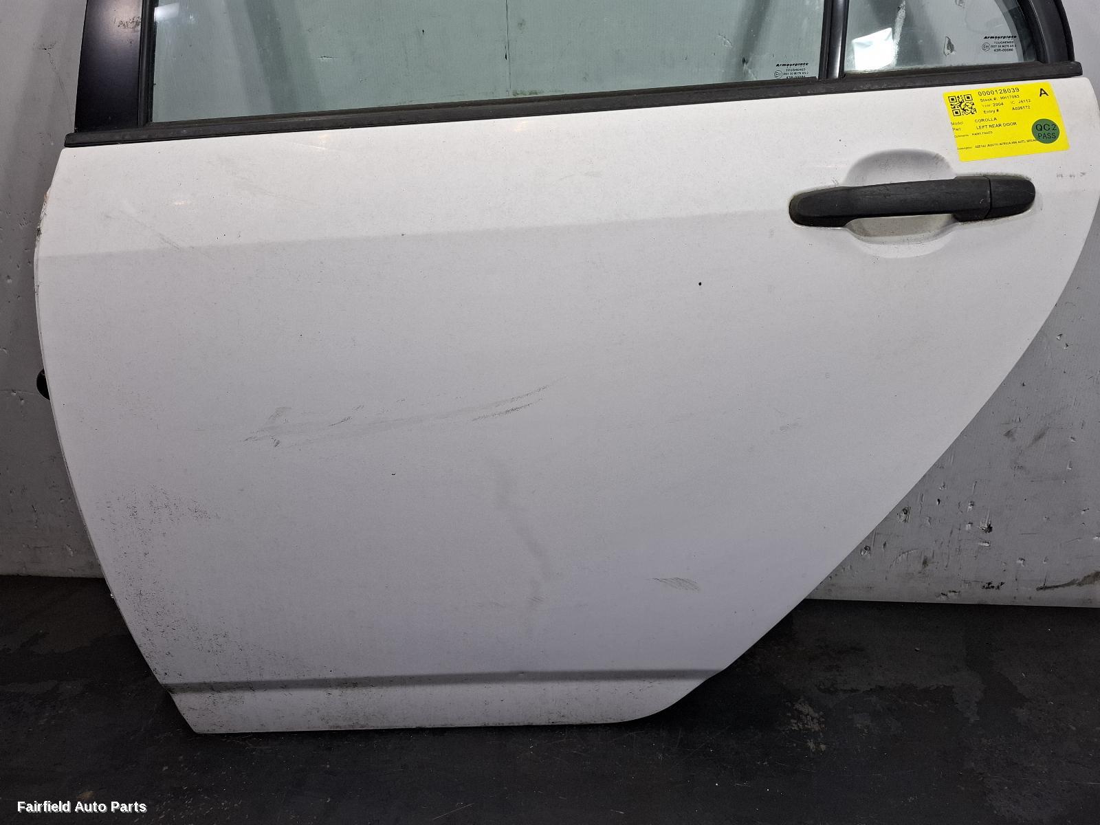 2003-2007 Toyota Corolla Left Rear Door Sliding