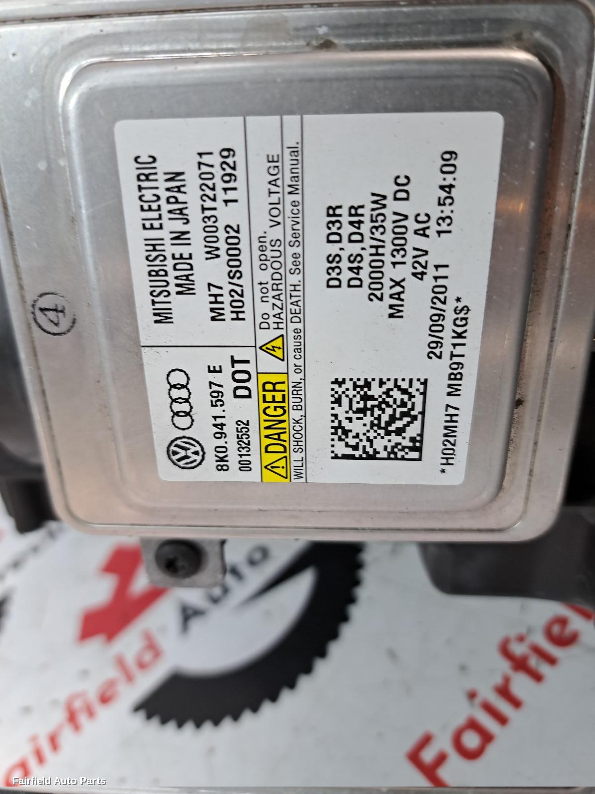 2012-2016 Audi A5 Right Headlamp
