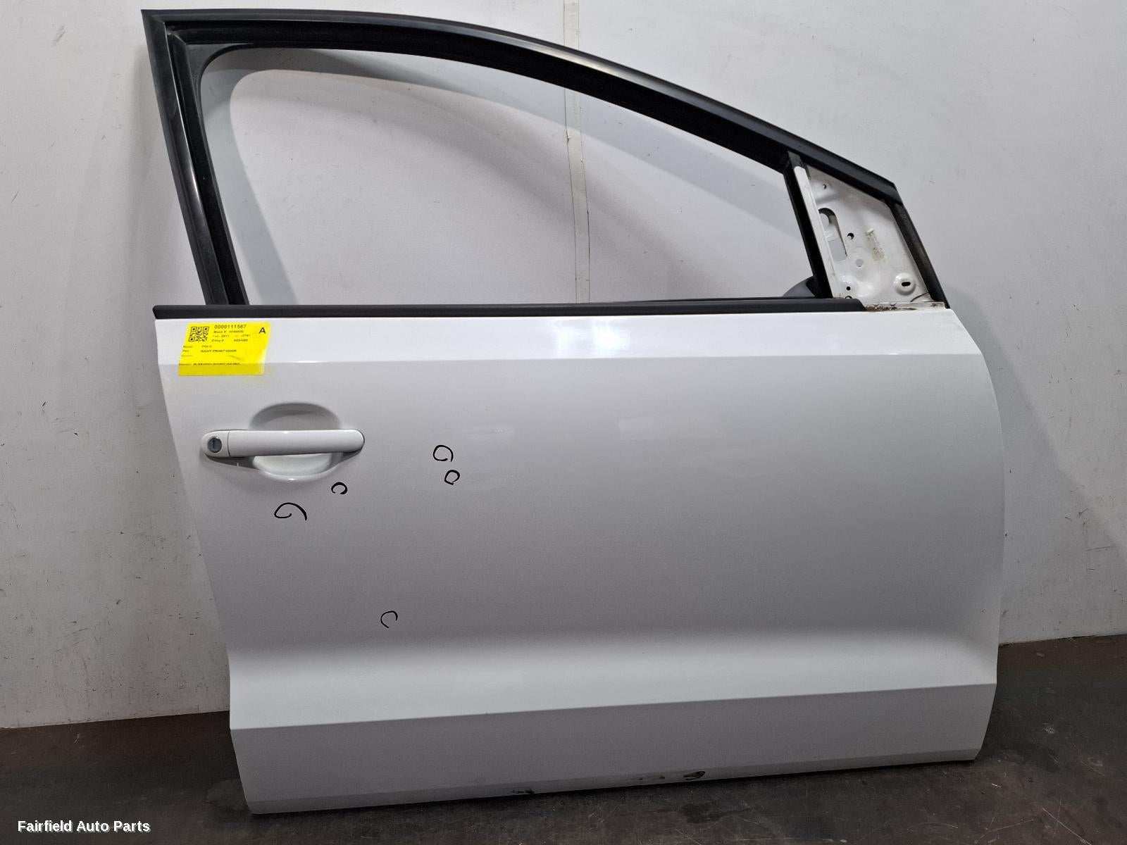 2010-2017 Volkswagen Polo Right Front Door