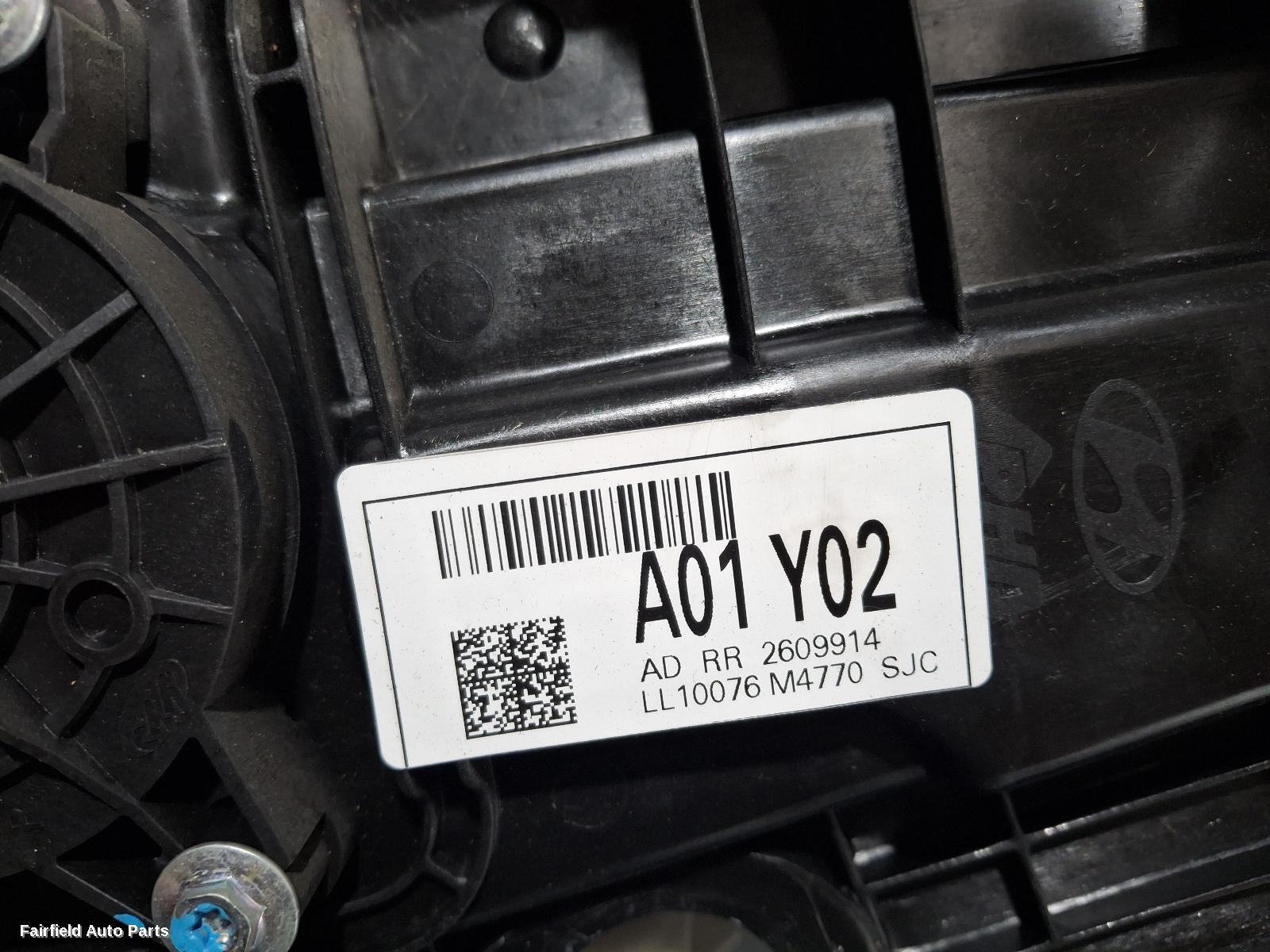 2015-2020 Hyundai Elantra Right Rear Wnd Reg Motor