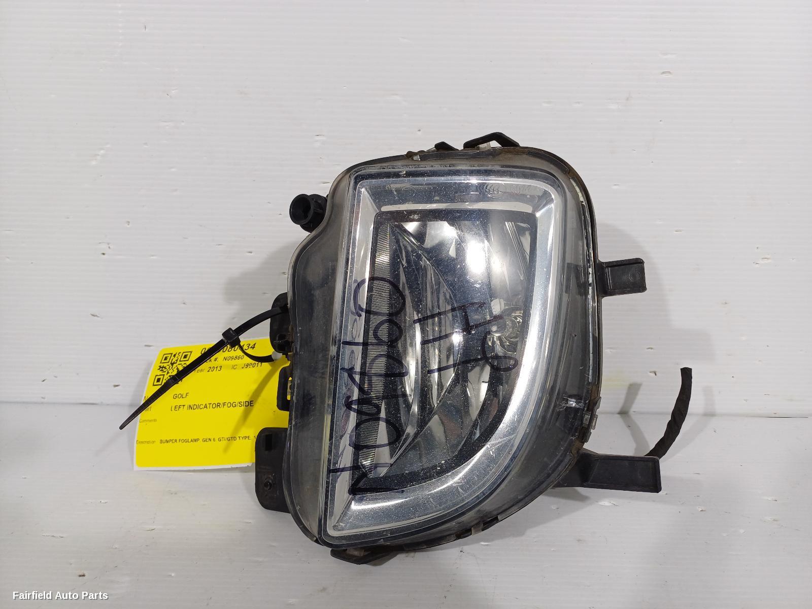 2009-2013 Volkswagen Golf Left Indicator Fog Side