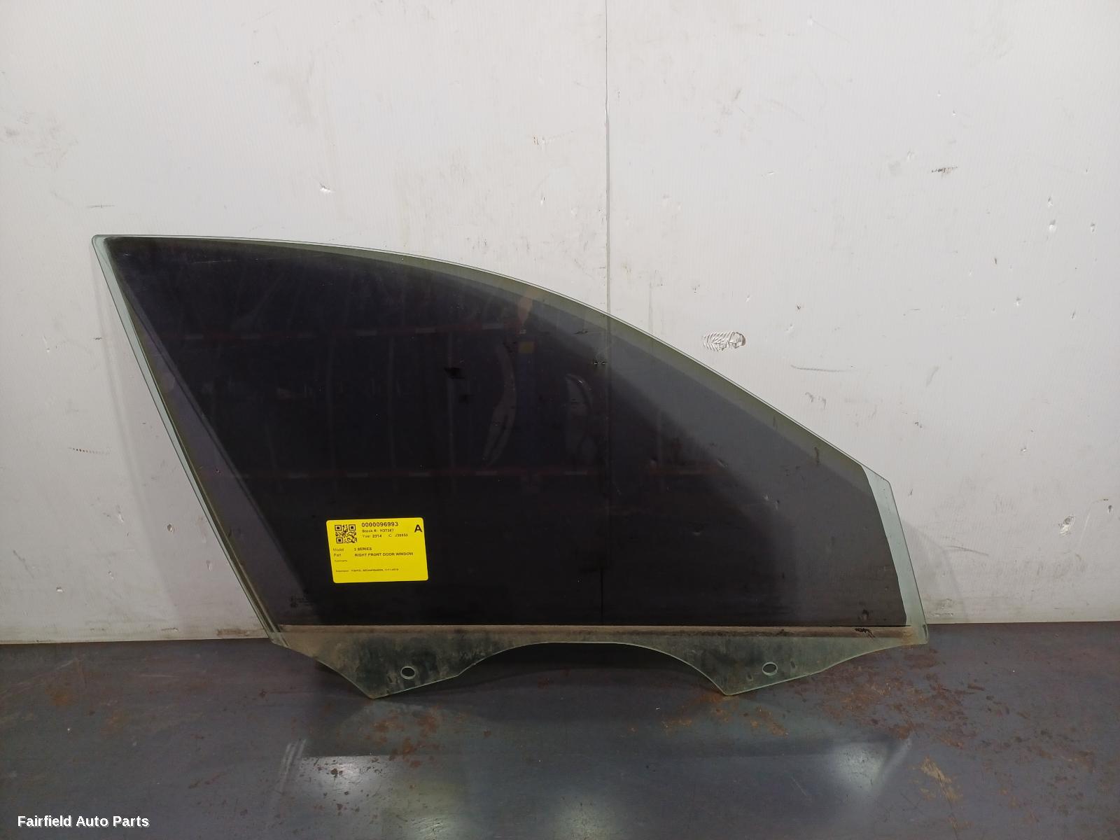 2011-2019 Bmw 3 Series Right Front Door Window