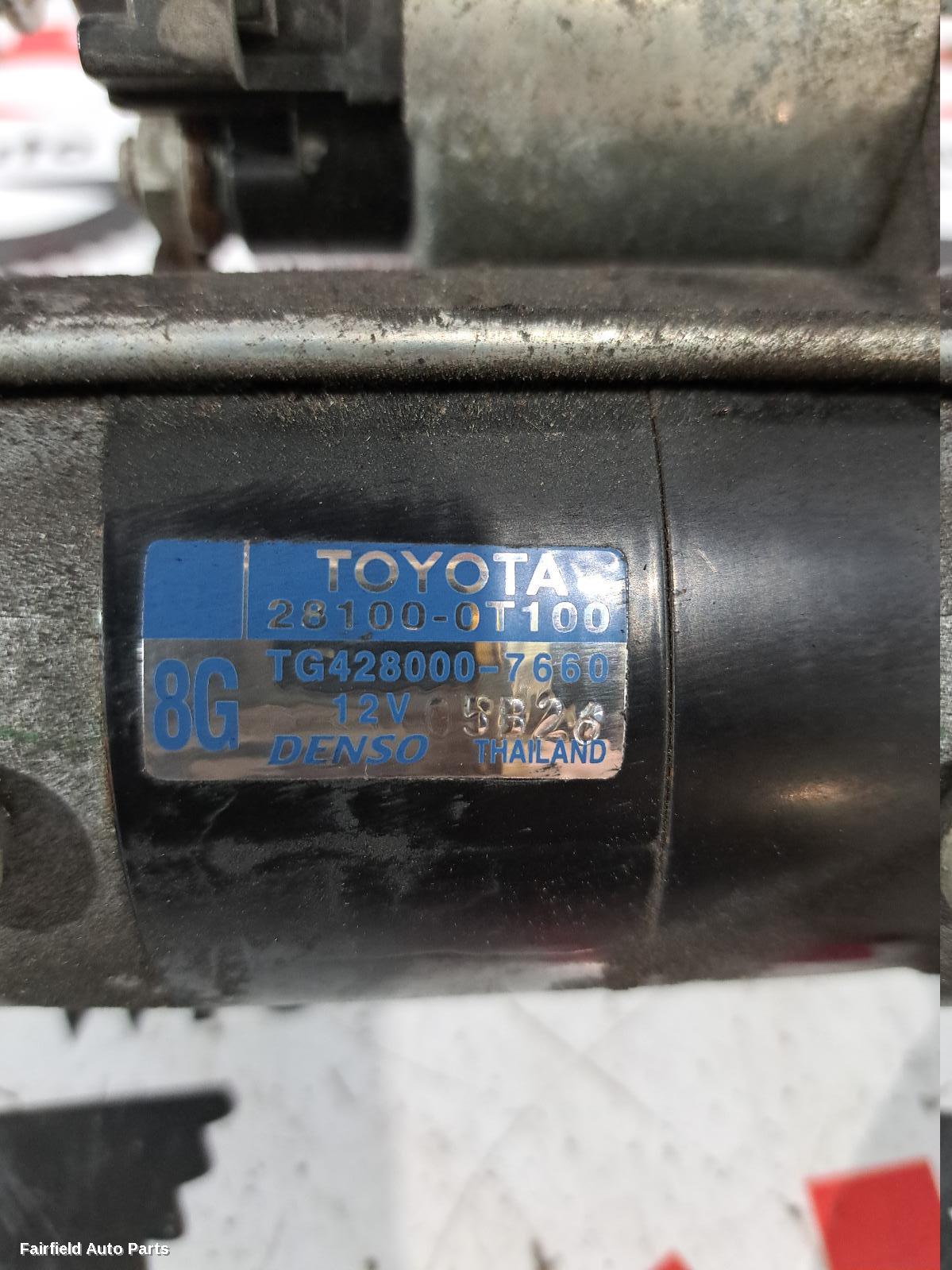 2018 Toyota Corolla Starter