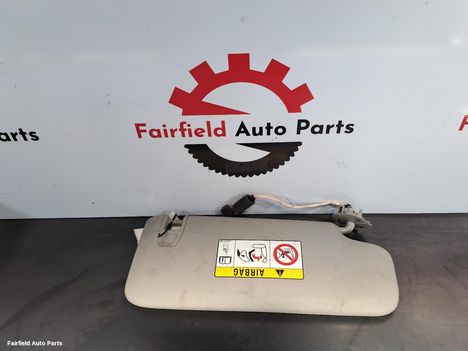 2011-2017 Holden Cruze Sunvisor