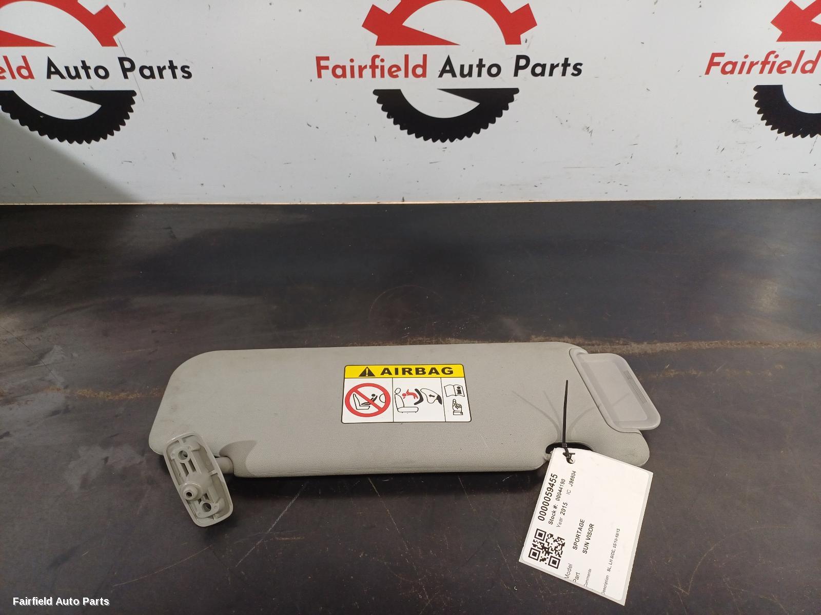 2010-2015 Kia Sportage Sunvisor