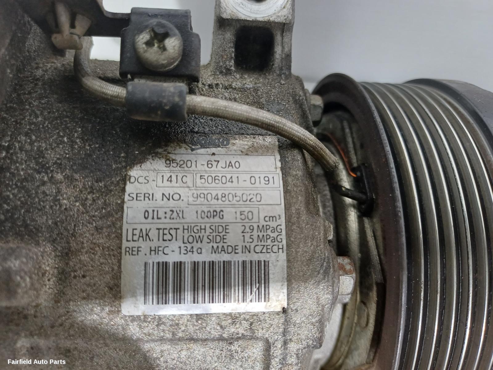 2007-2018 Suzuki Vitara A C Compressor
