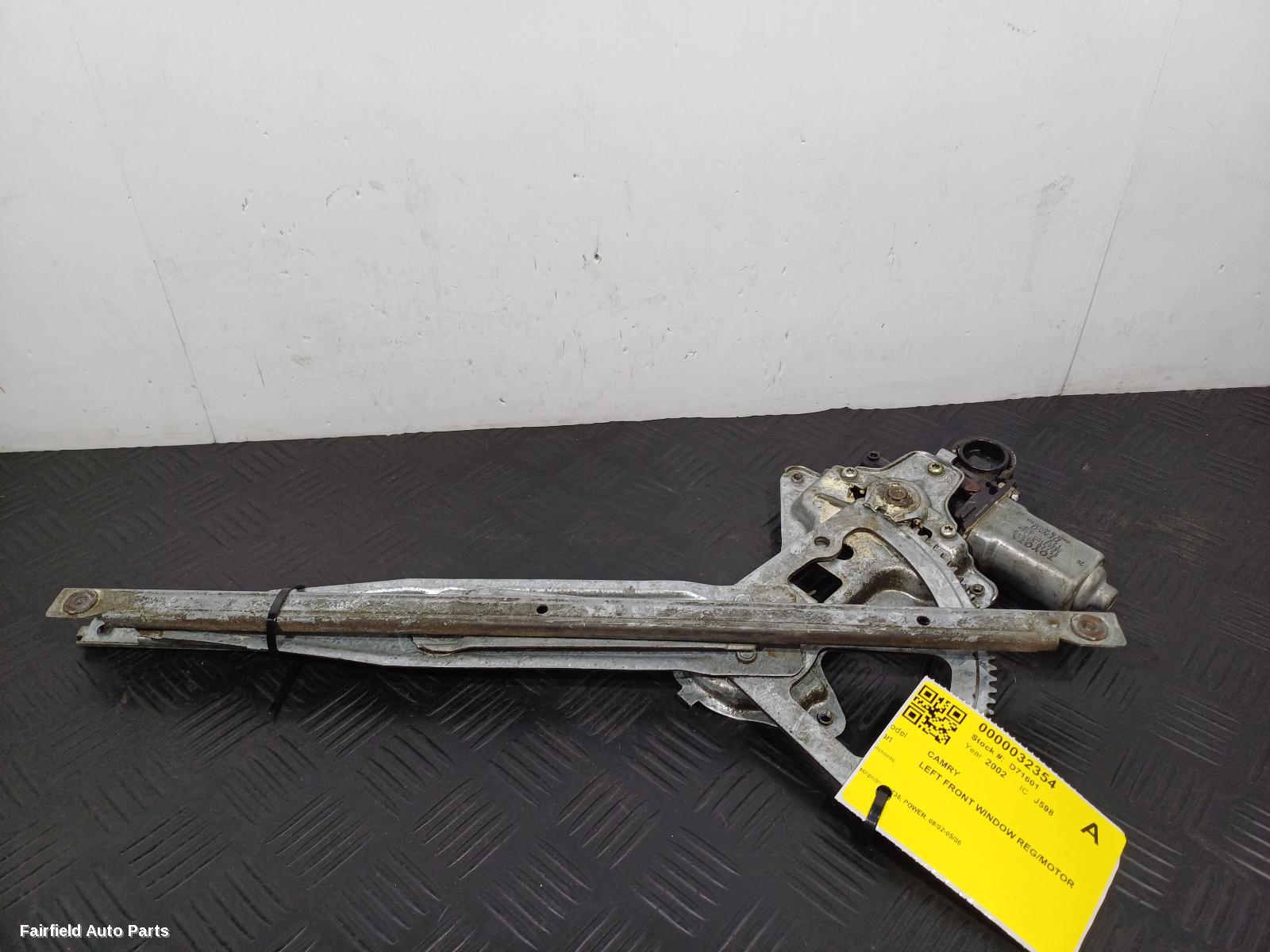 2002-2006 Toyota Camry Left Front Window Reg Motor
