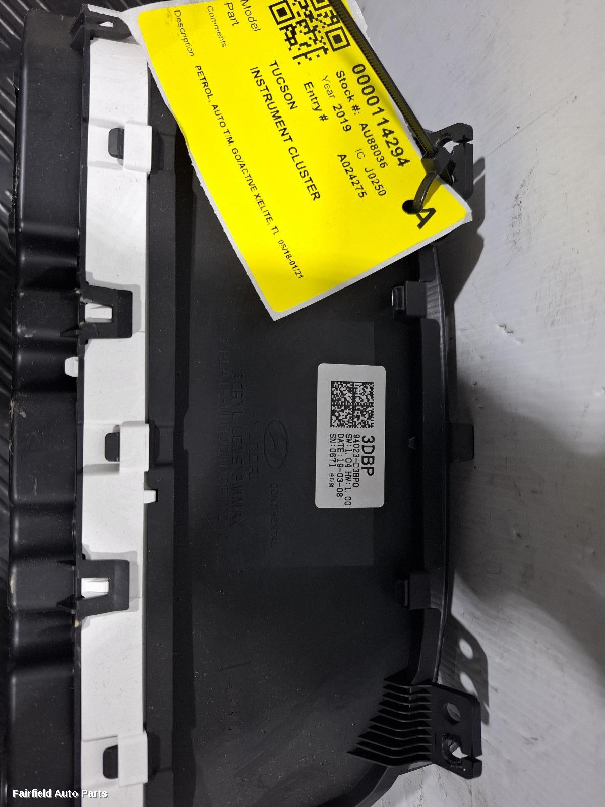 2018-2021 Hyundai Tucson Instrument Cluster