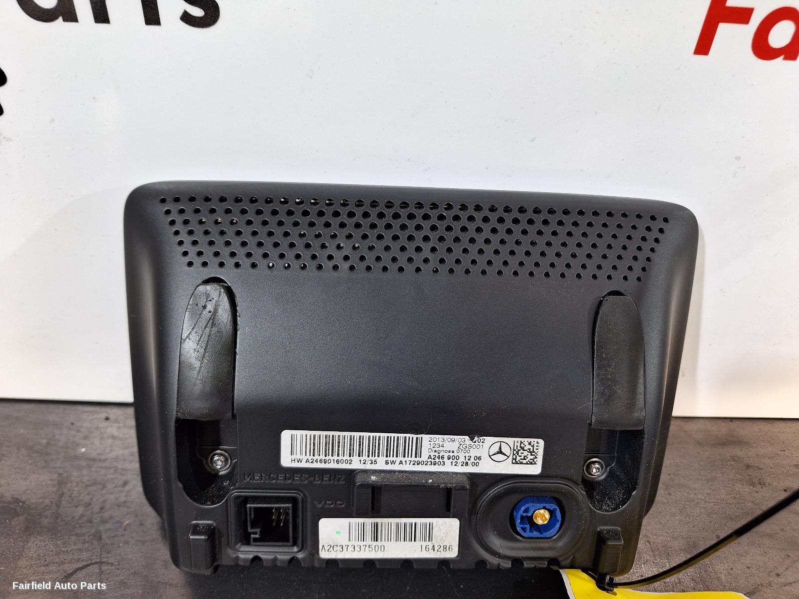2013-2015 Mercedes A Class Radio Cd Dvd Sat Tv
