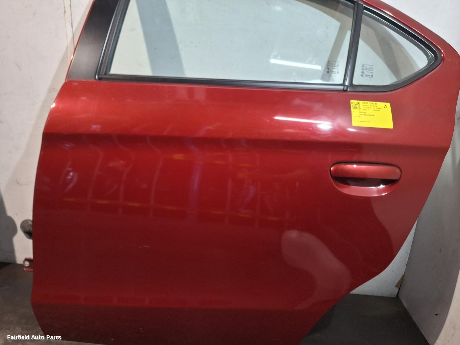 2014-2016 Mitsubishi Mirage Left Rear Door Sliding