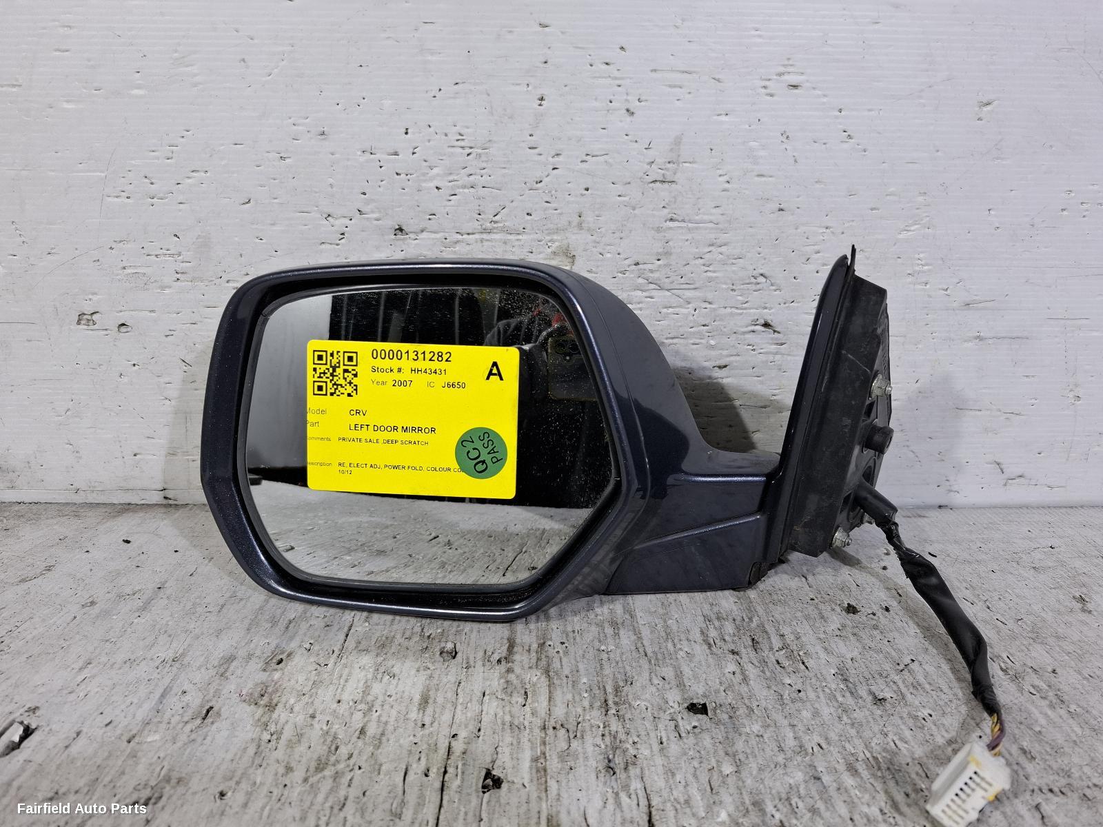 2007-2012 Honda Crv Left Door Mirror