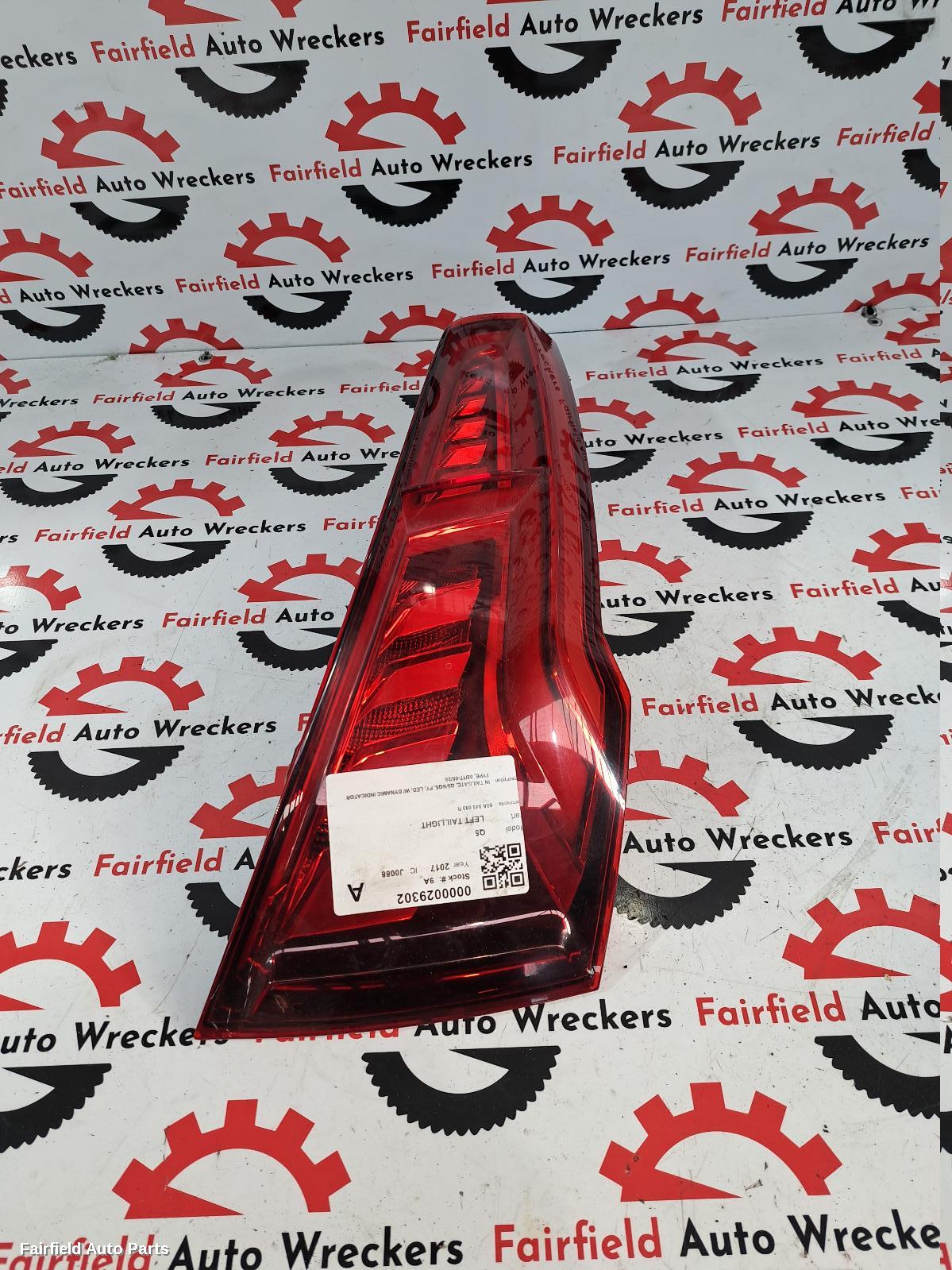 2017-2020 Audi Q5 Left Taillight