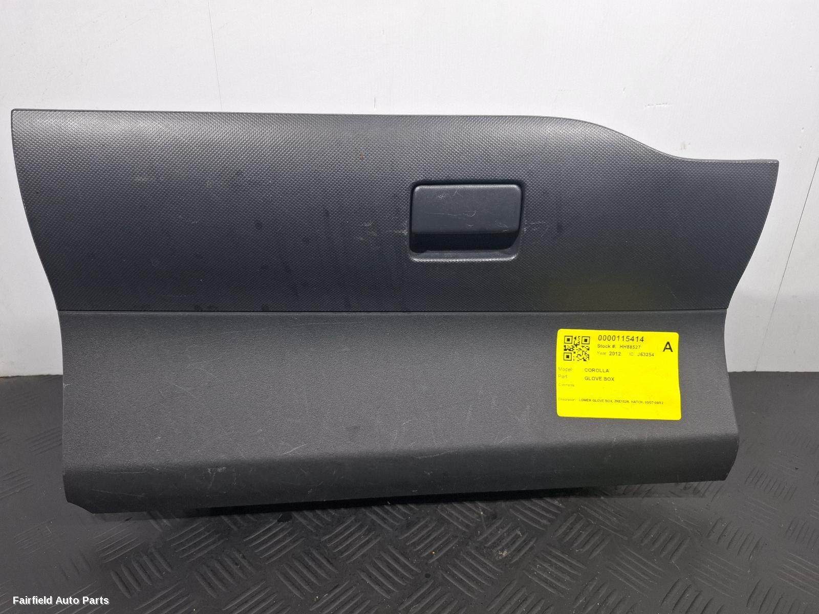 2007-2012 Toyota Corolla Glove Box