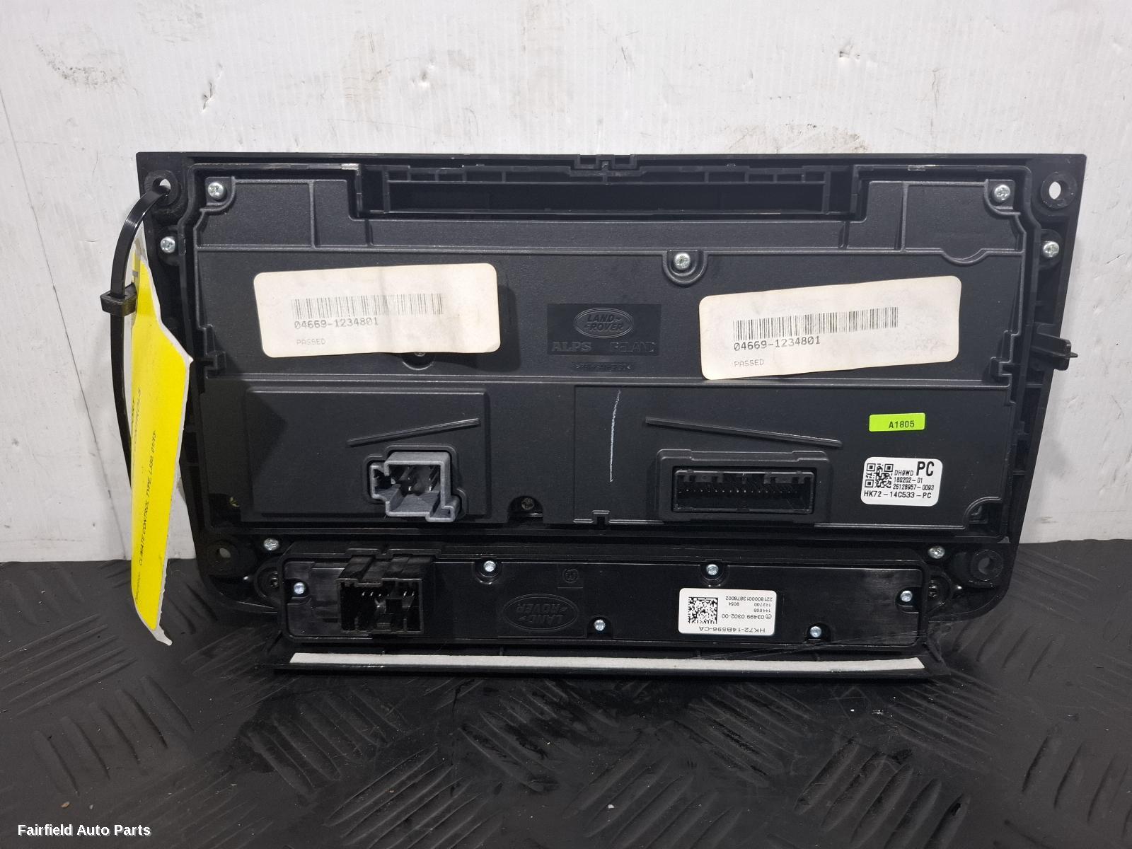 2015-2026 Land Rover Discovery Sport Heater Ac Controls